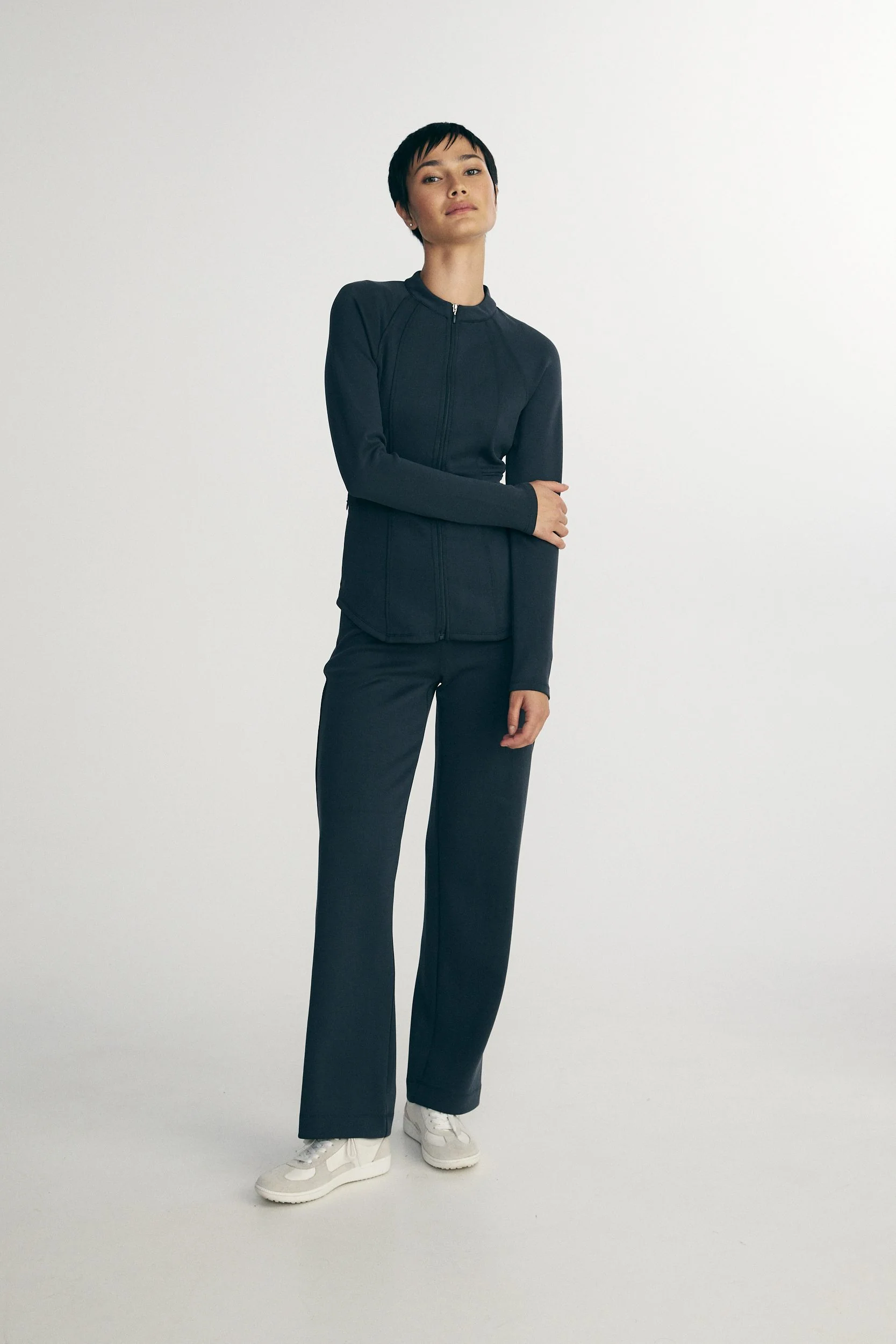 Ponte zip up cardigan - Image 8