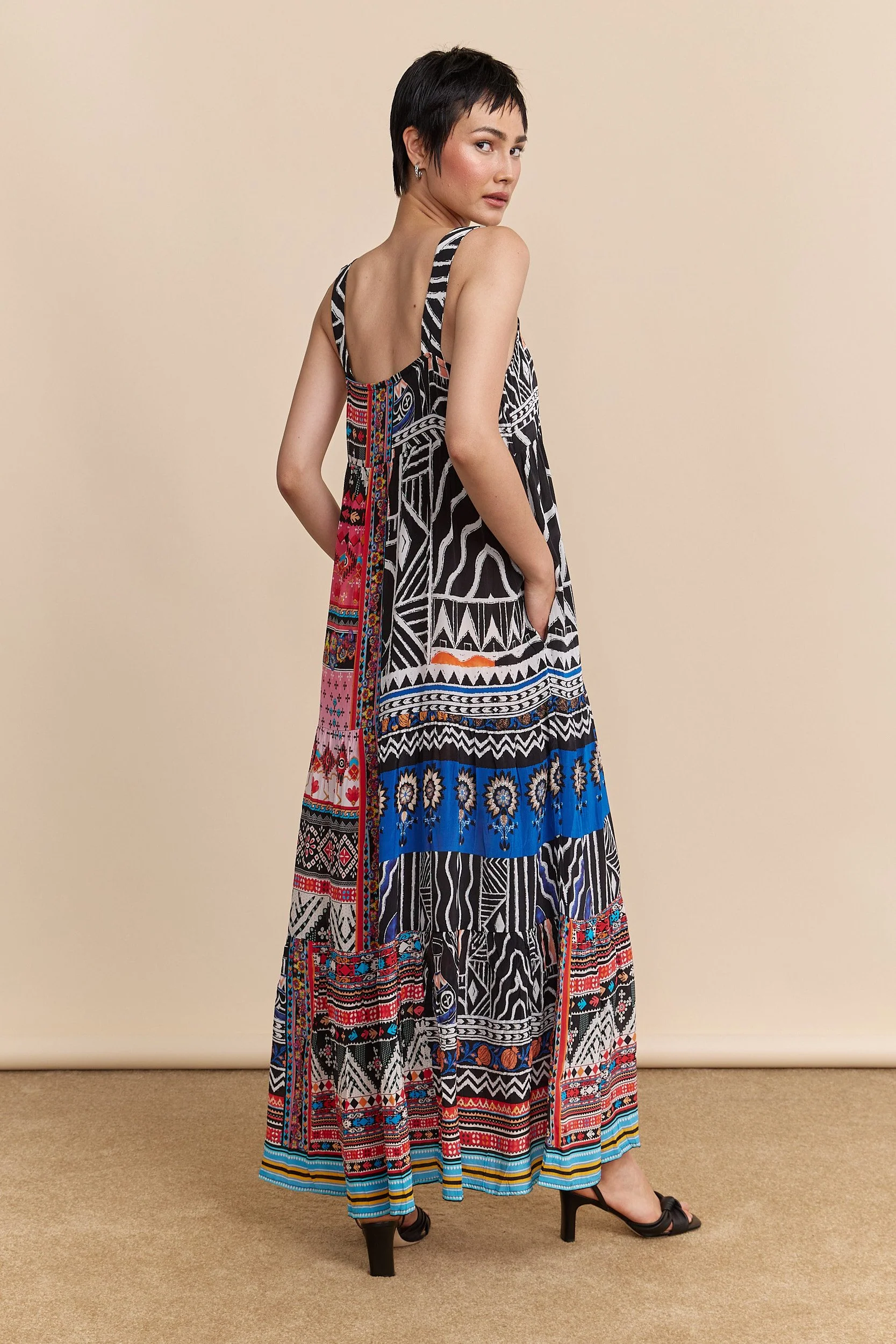 Multi print maxi dress - Image 2