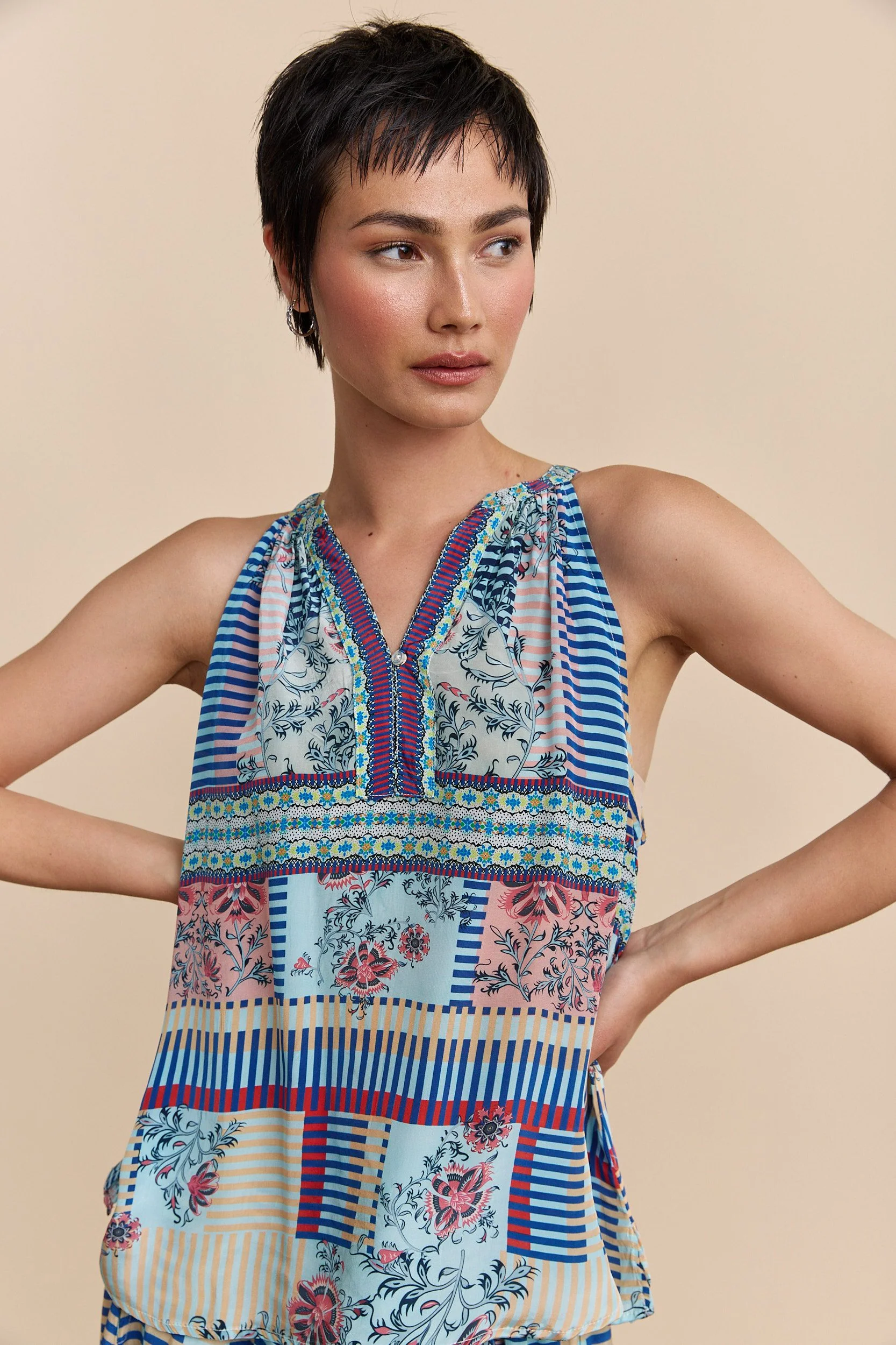 Printed halter top - Image 3
