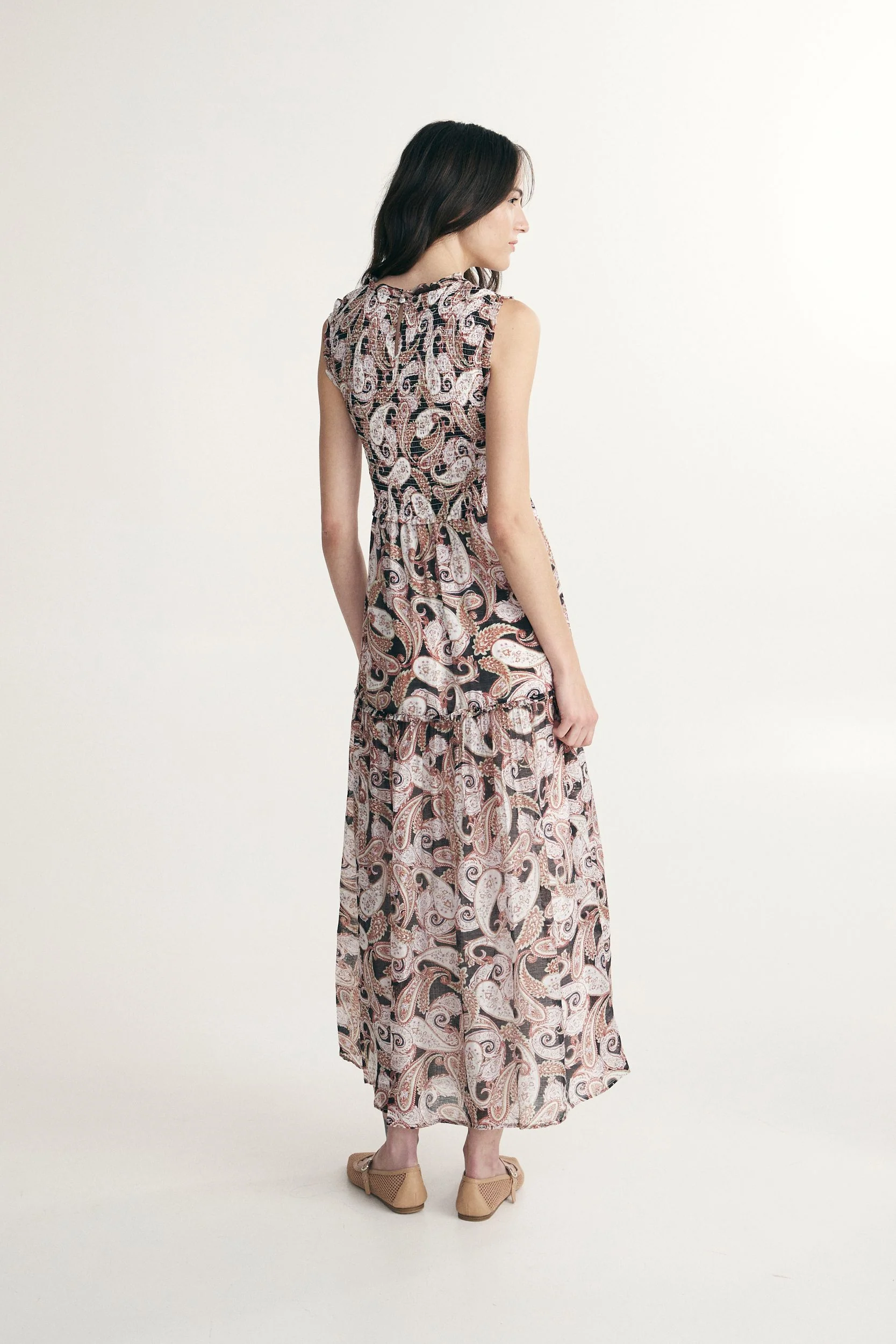 Printed long dress - Image 2