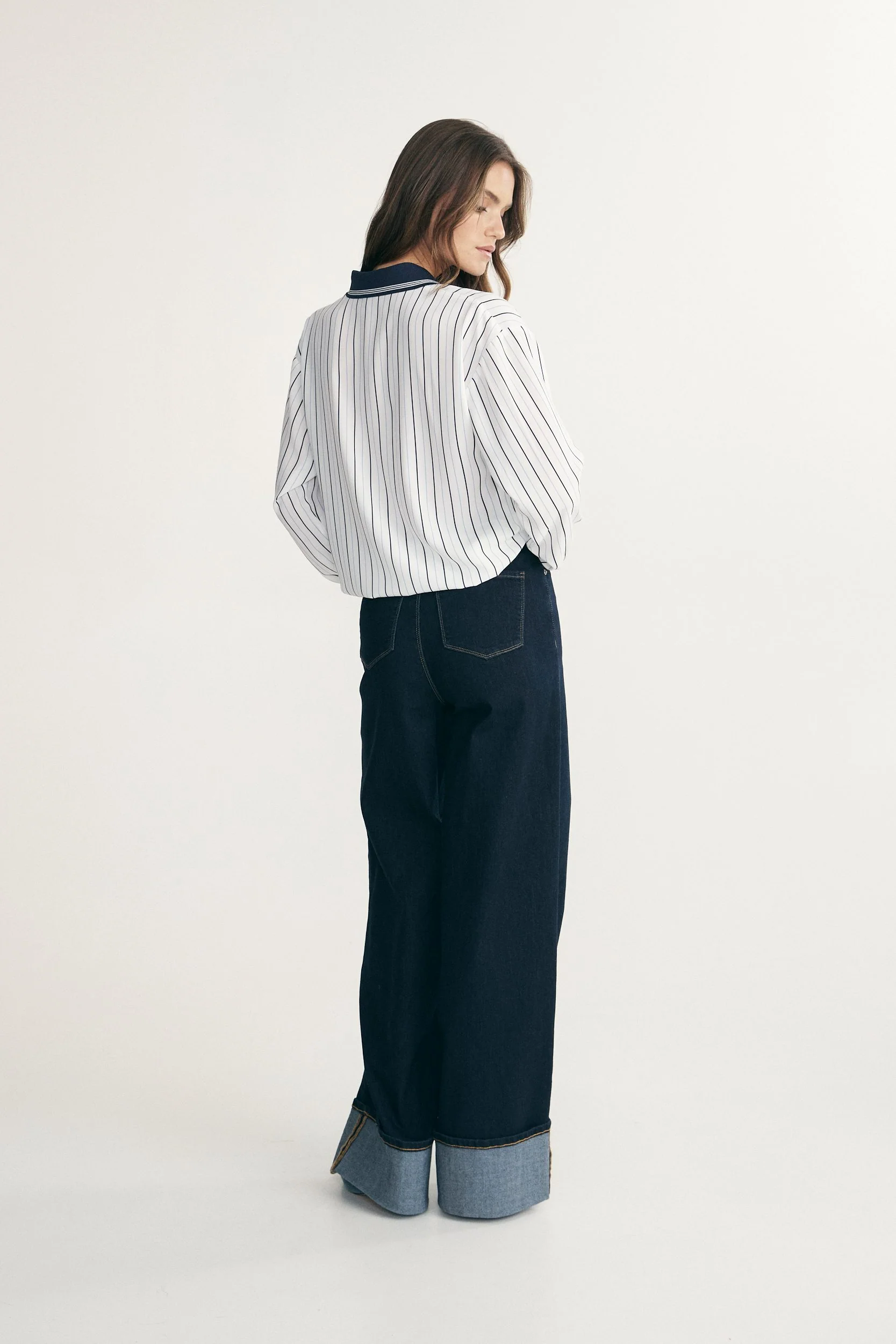 Printed shirt with drawstring - Image 2