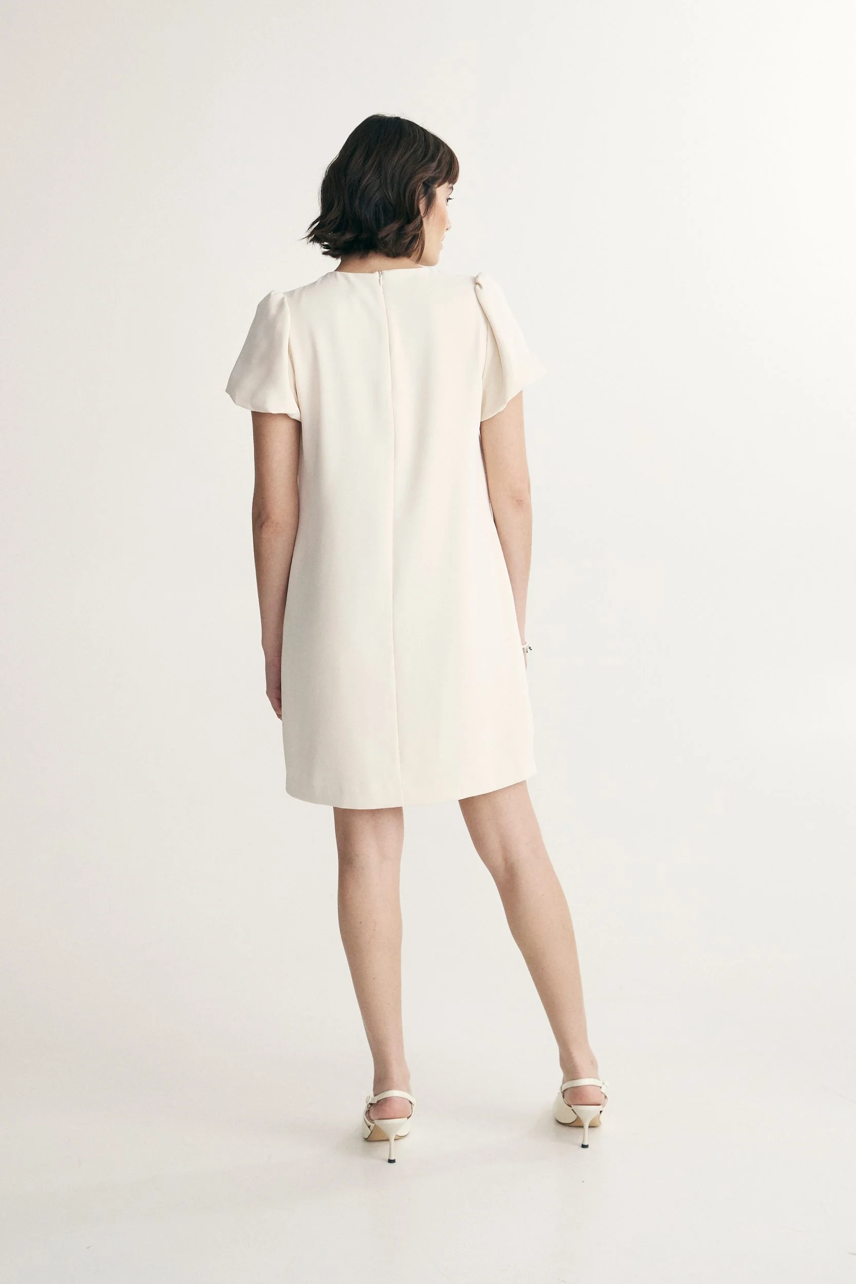 Puffy sleeve dress - Image 2