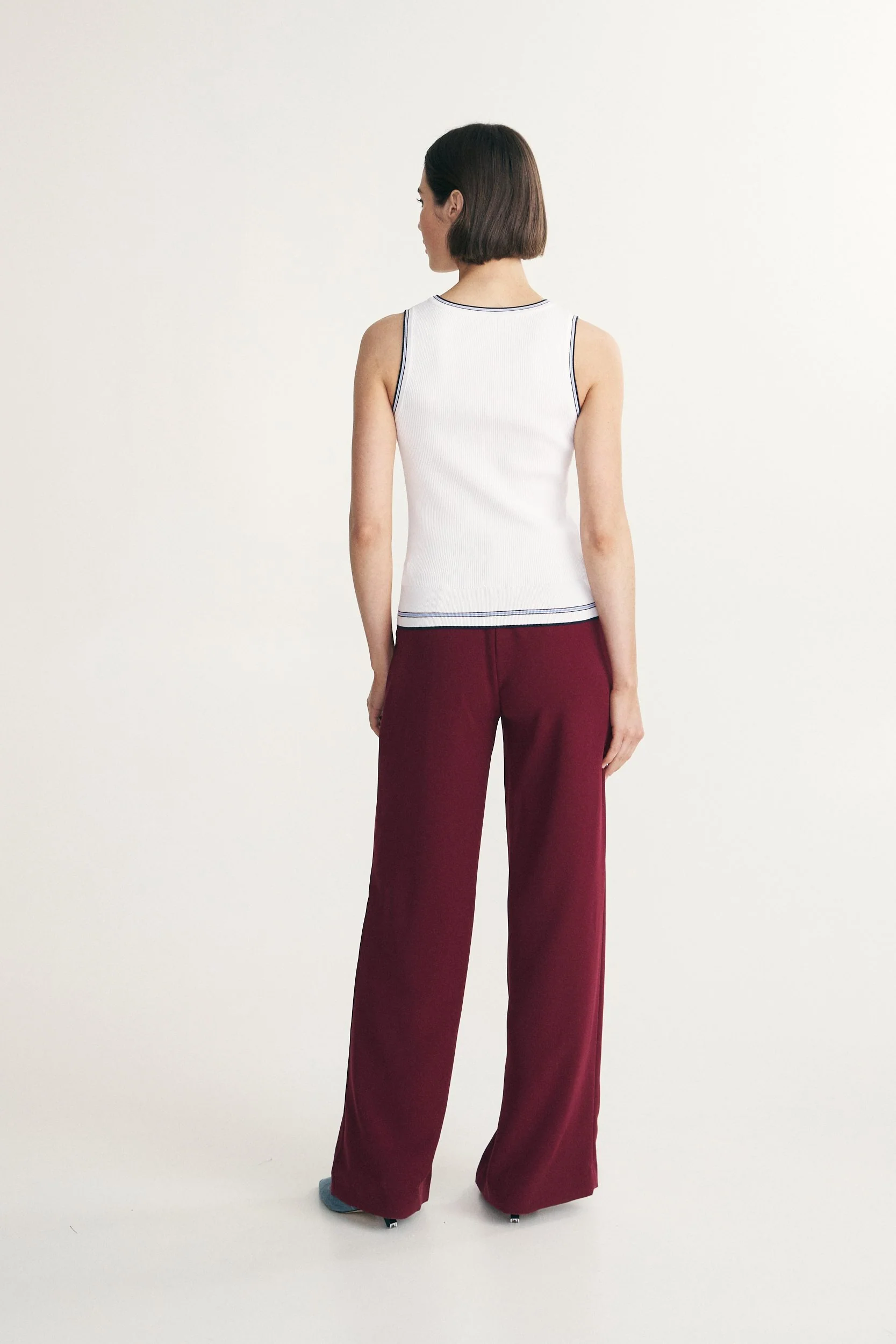 Racer back rib sweater - Image 2