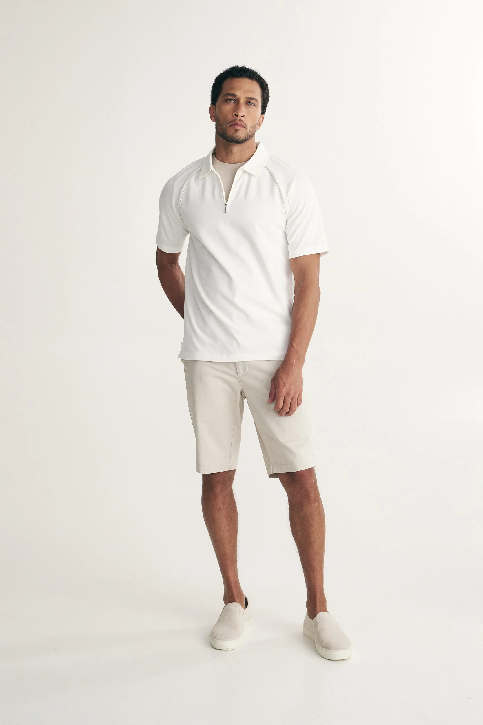 Raglan sleeve polo - Image 3