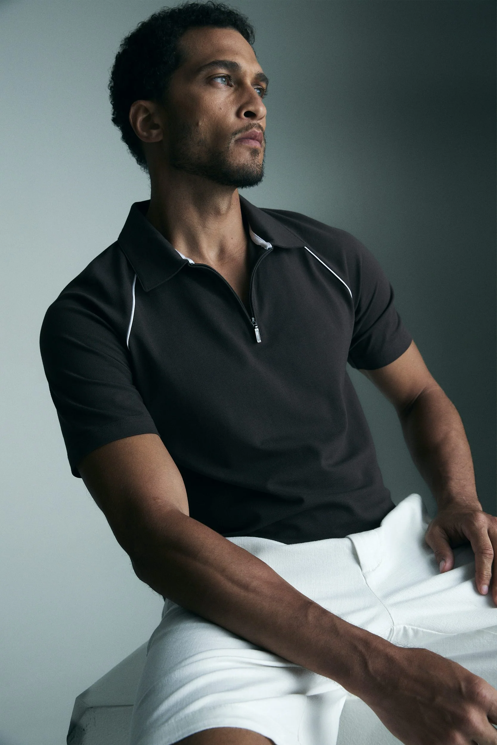 Raglan sleeve polo - Image 4
