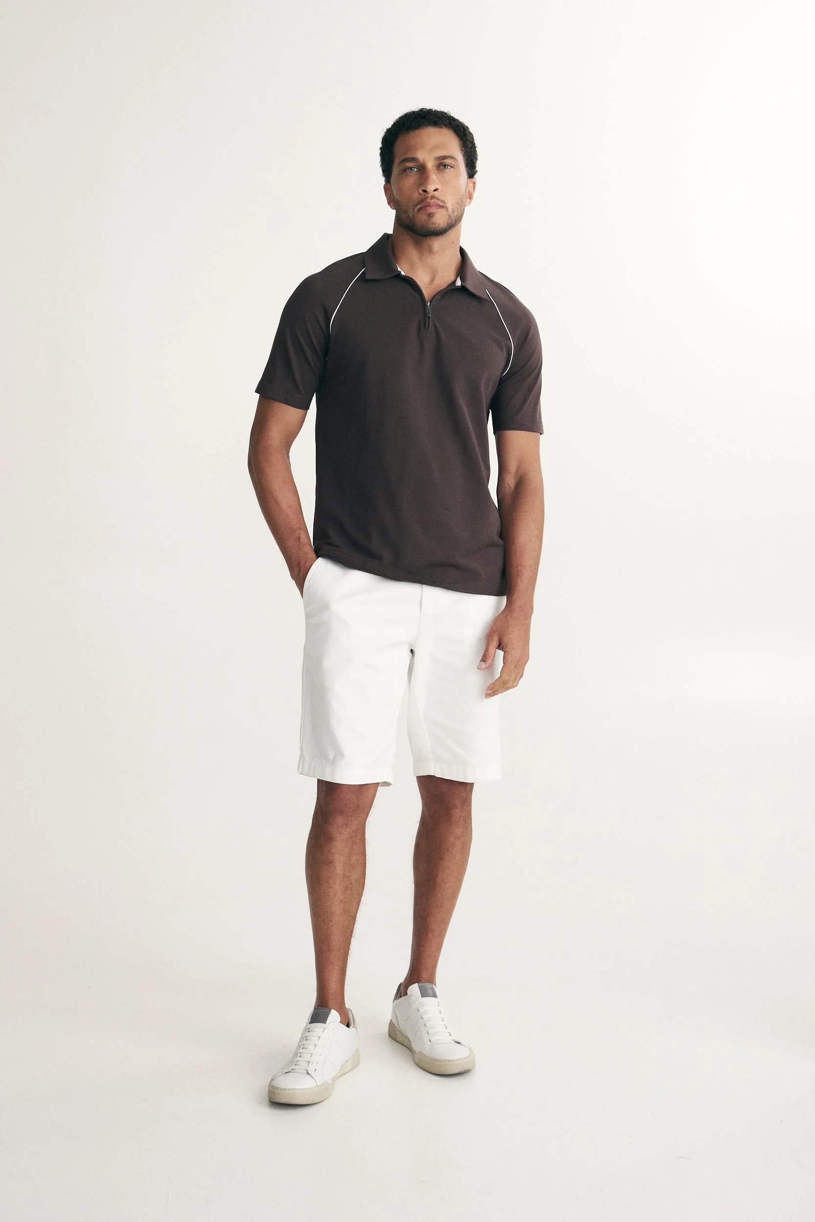 Raglan sleeve polo - Image 7