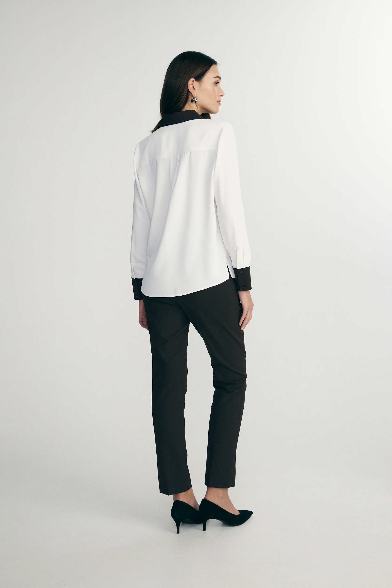 Regular shirt with long plaket - Image 6