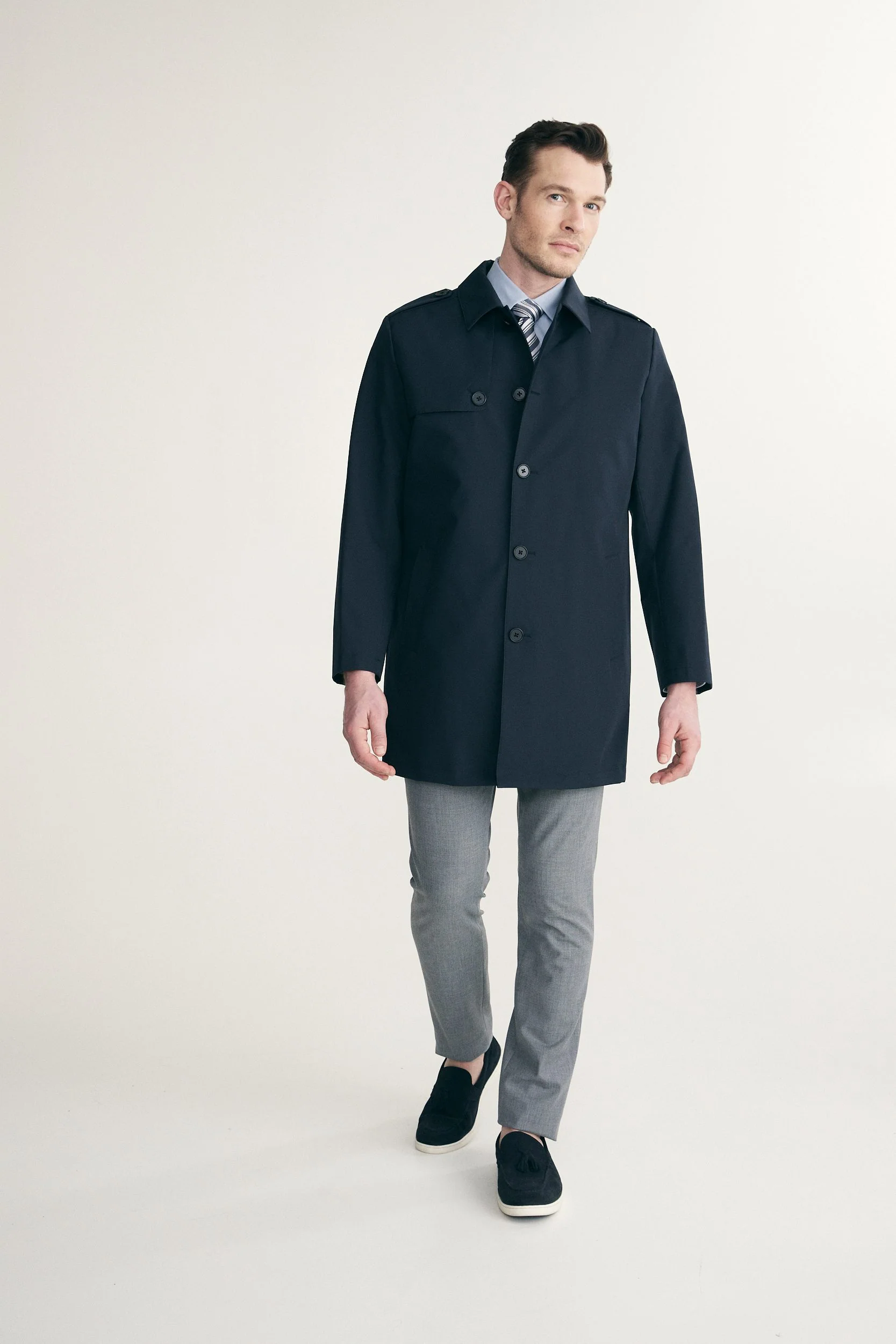 Removable lining trench coat - Image 5