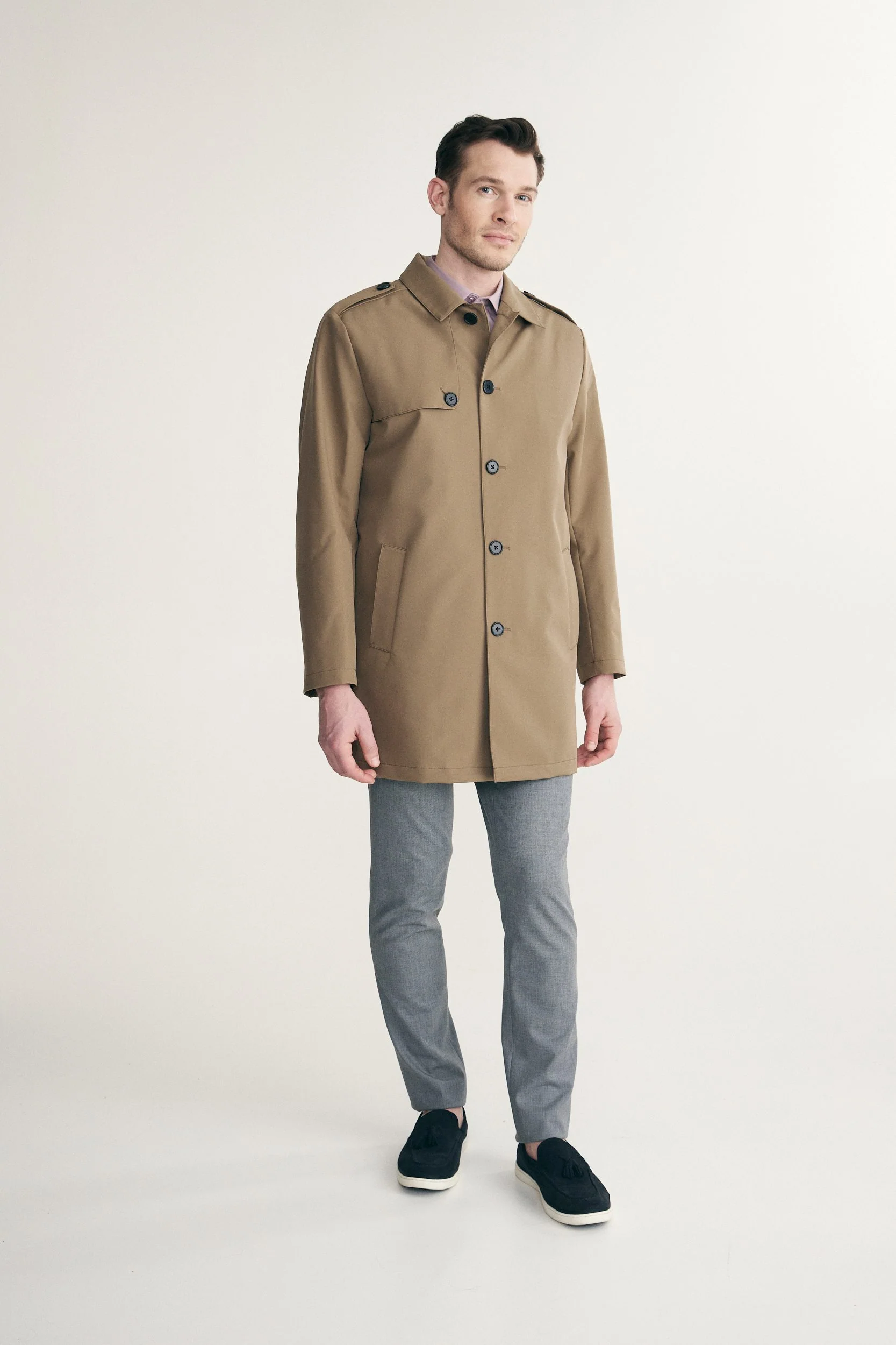 Removable lining trench coat - Image 8