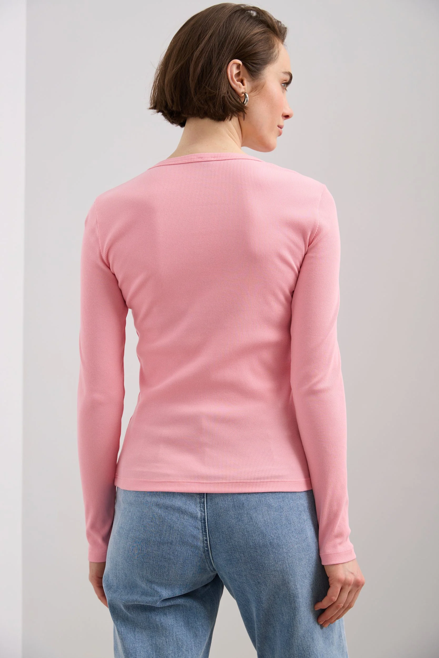 Ribbed long sleeve top - Image 4