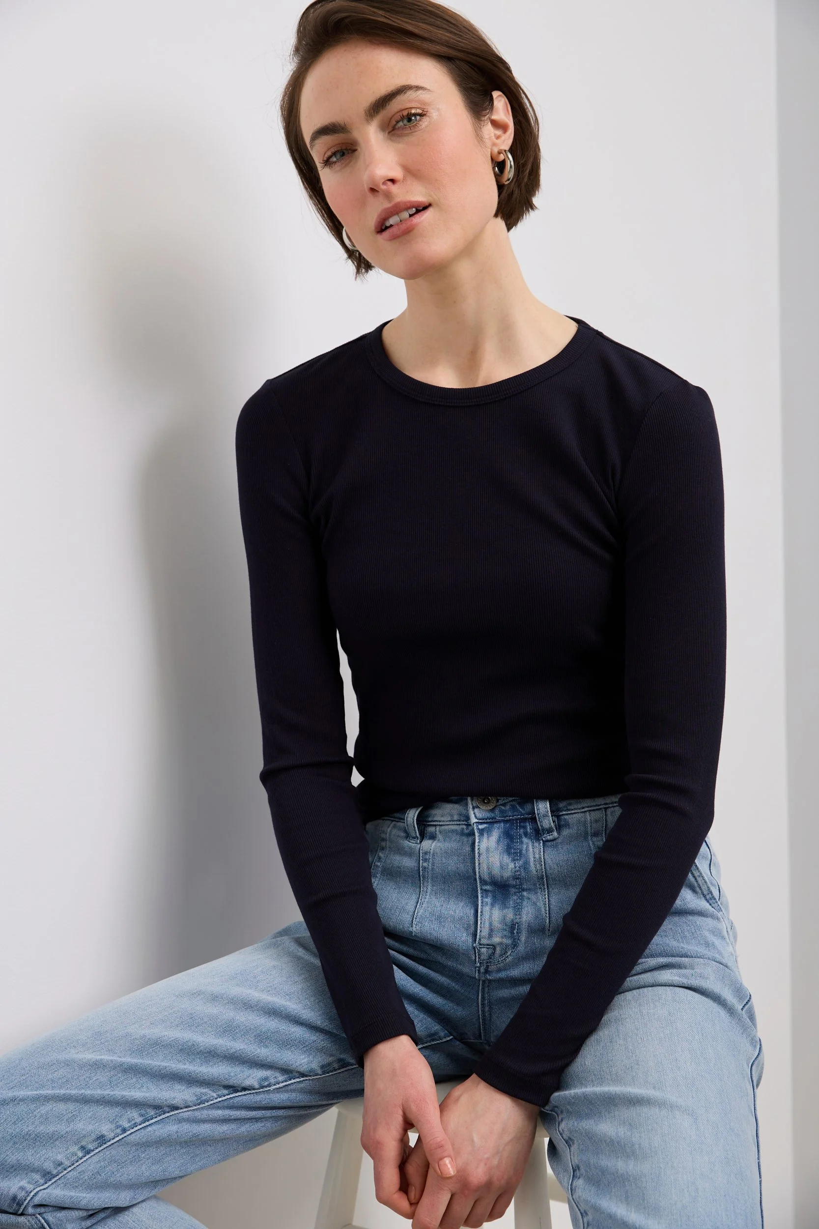 Ribbed long sleeve top - Image 5