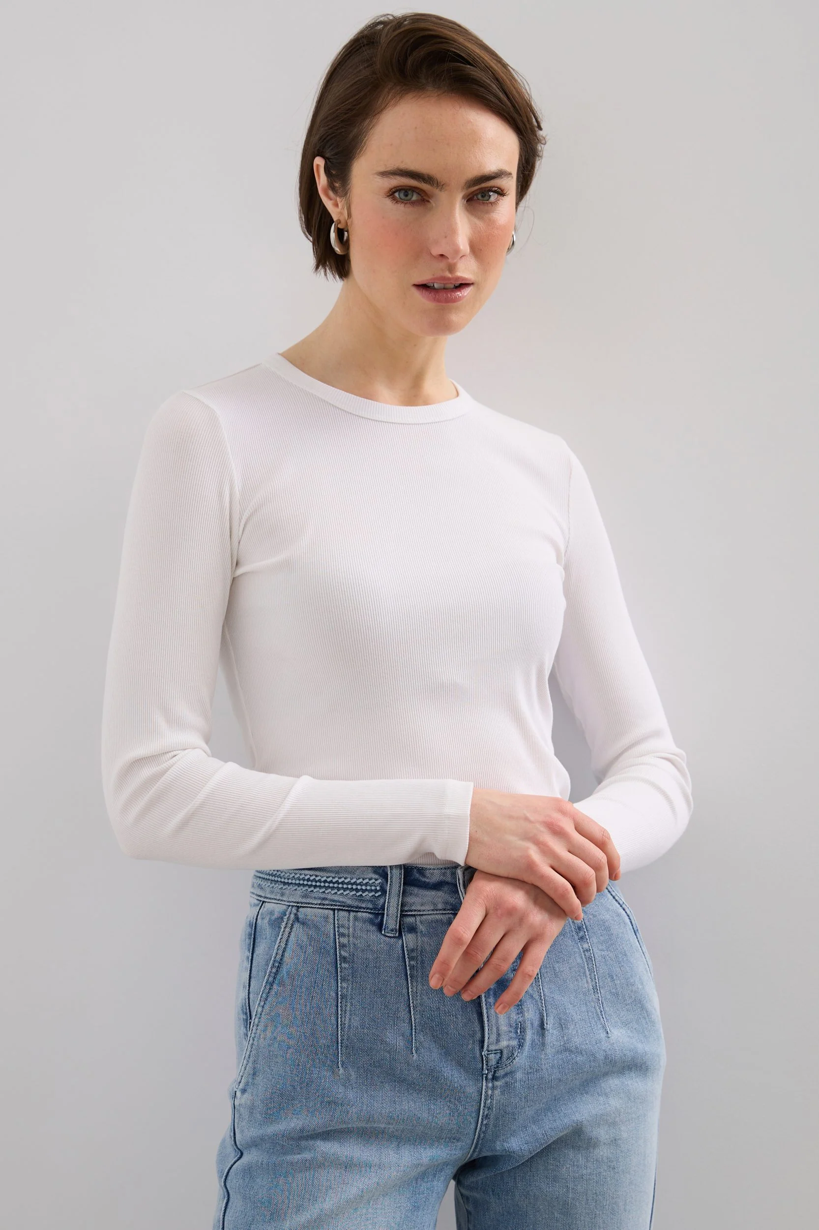 Ribbed long sleeve top - Image 6
