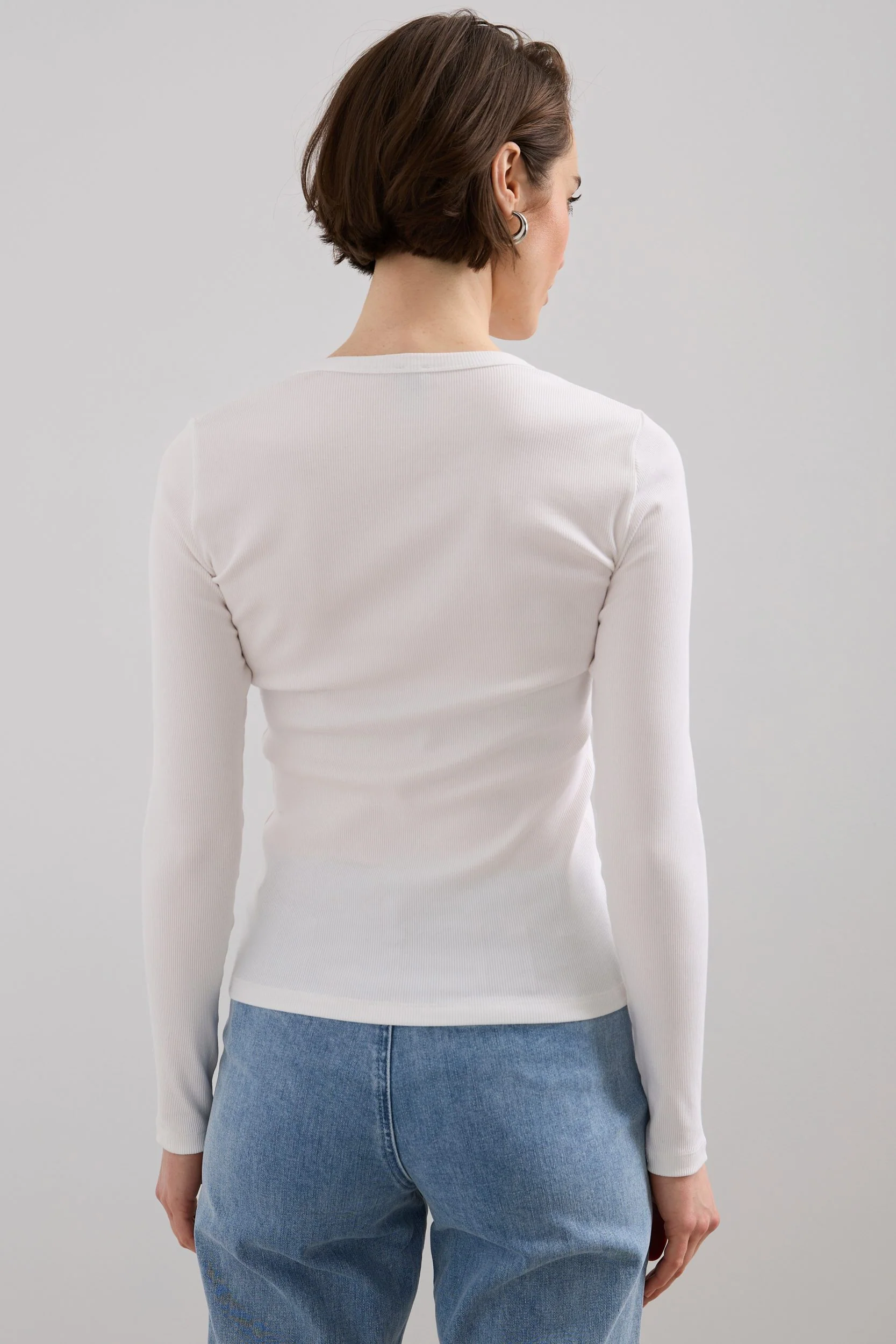 Ribbed long sleeve top - Image 8