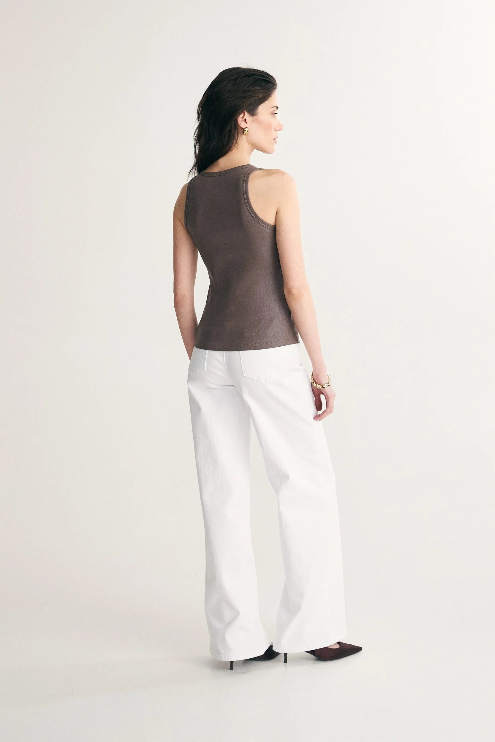 Ribbed sleeveless top - Image 5