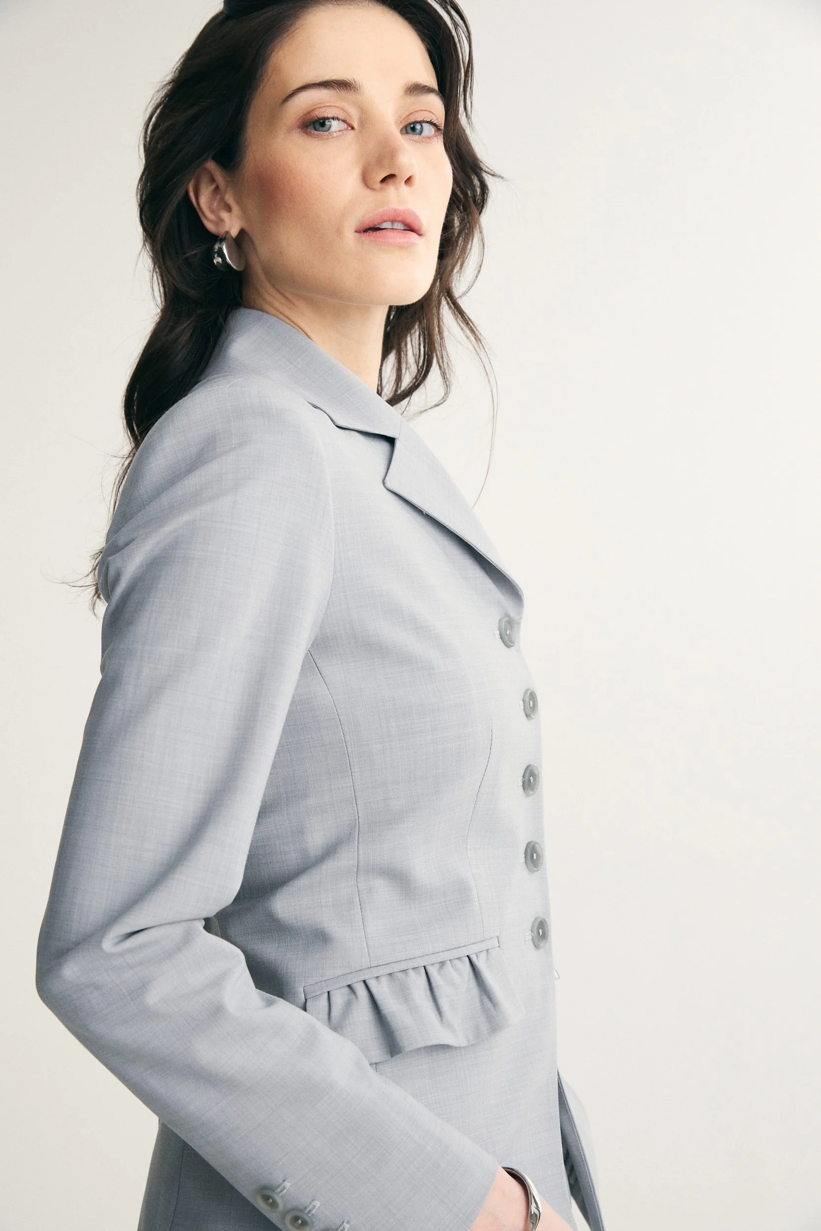 Ruffled fitted jacket - Image 4