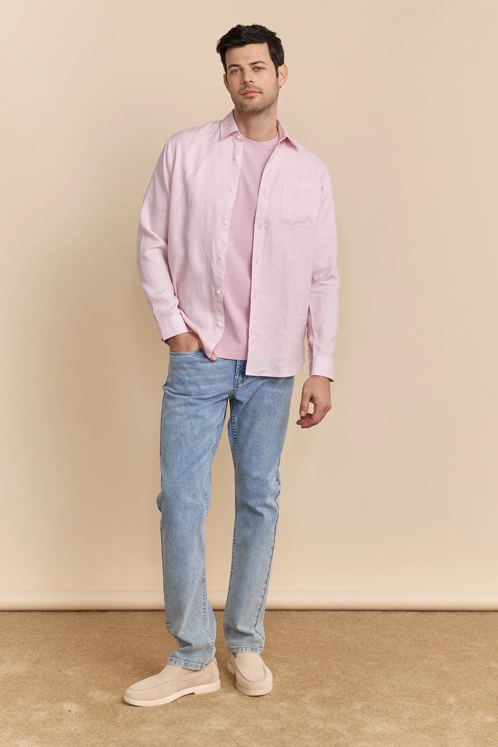 Semi-Fitted Linen shirt - Image 10