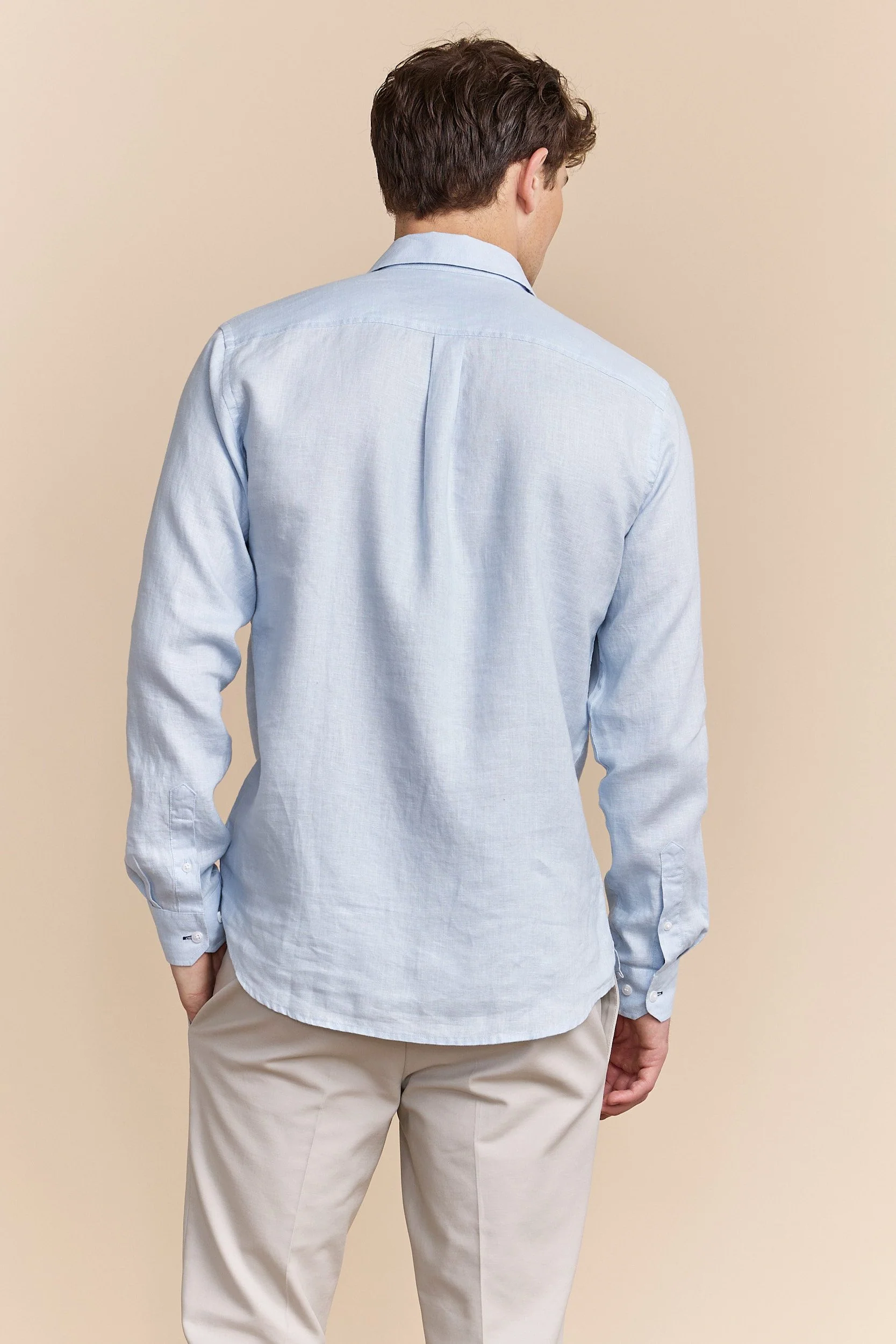 Semi-Fitted Linen shirt - Image 14