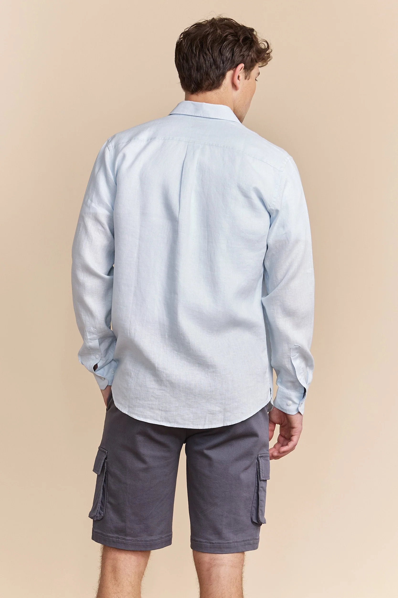 Semi-Fitted Linen shirt - Image 6