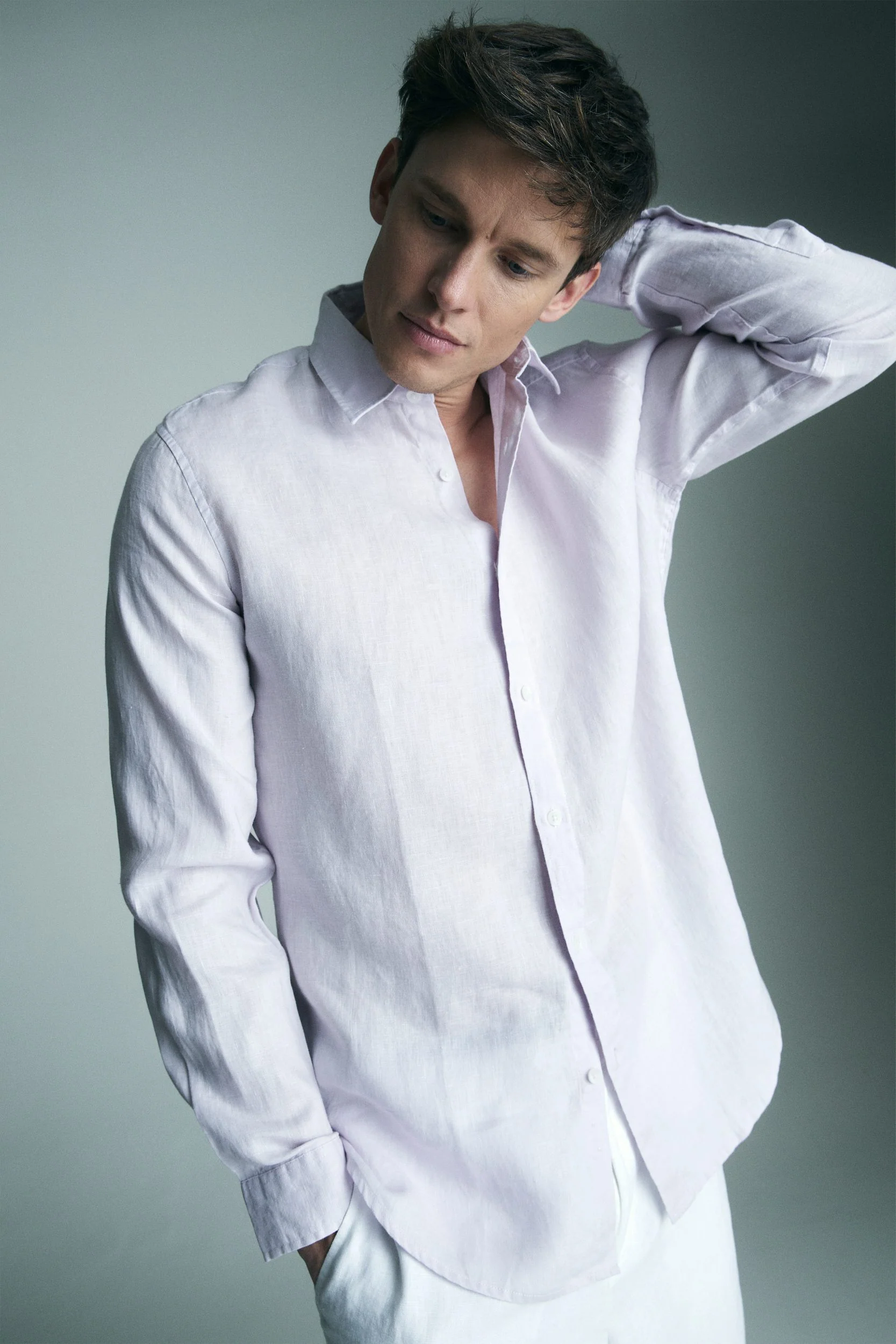 Semi-Fitted Linen shirt - Image 7
