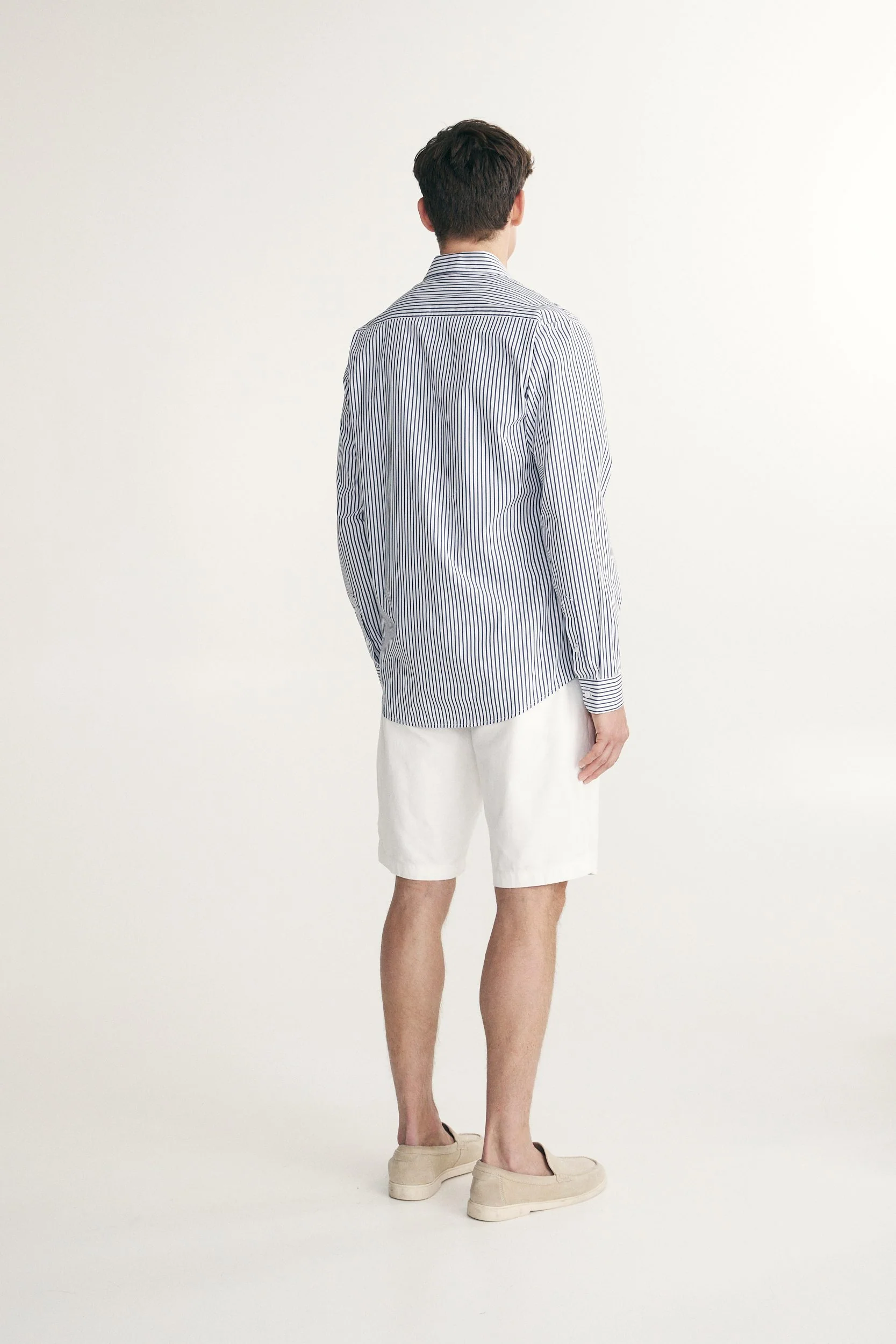 Semi-fitted striped shirt - Image 2