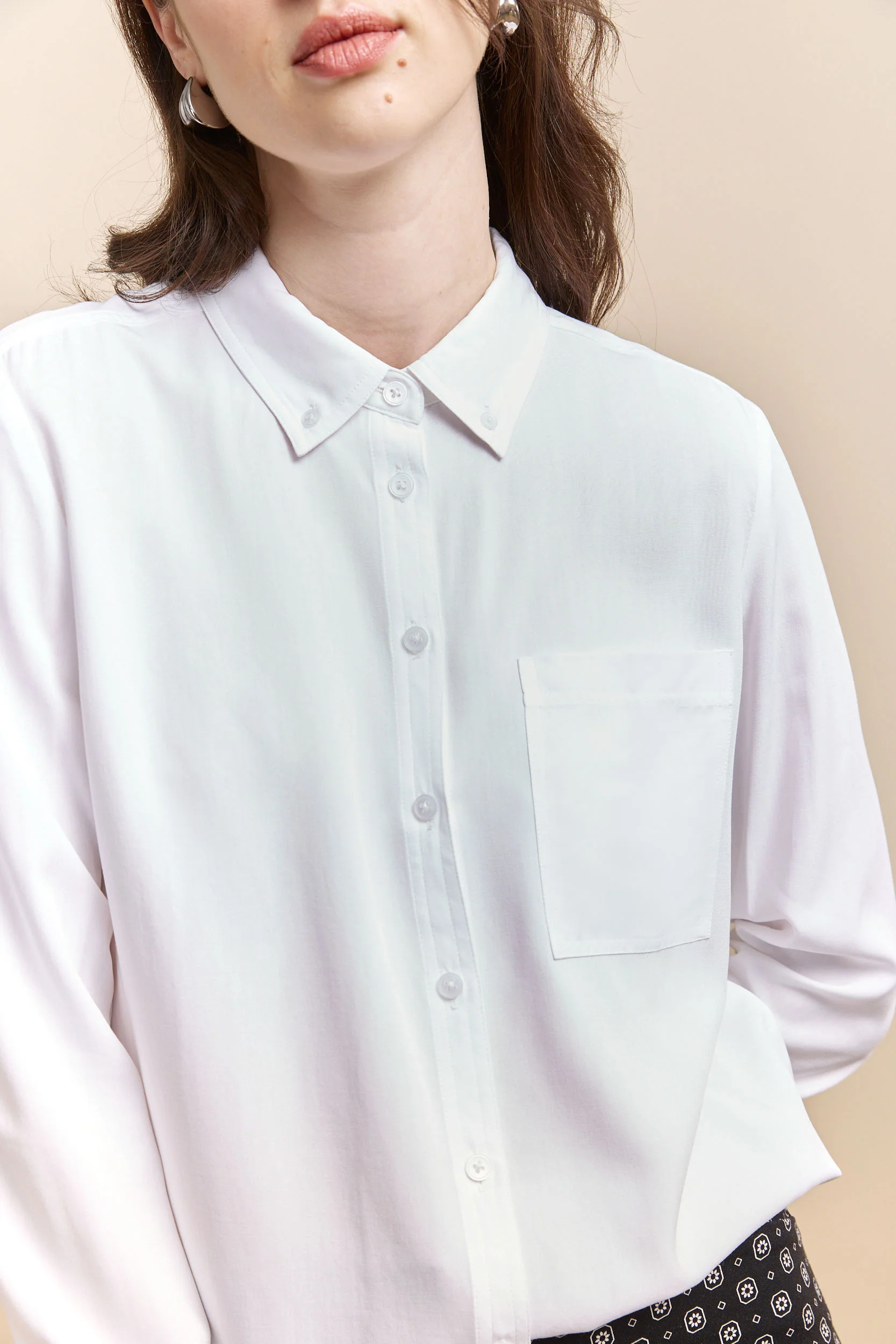 Shirt with button down collar - Image 3