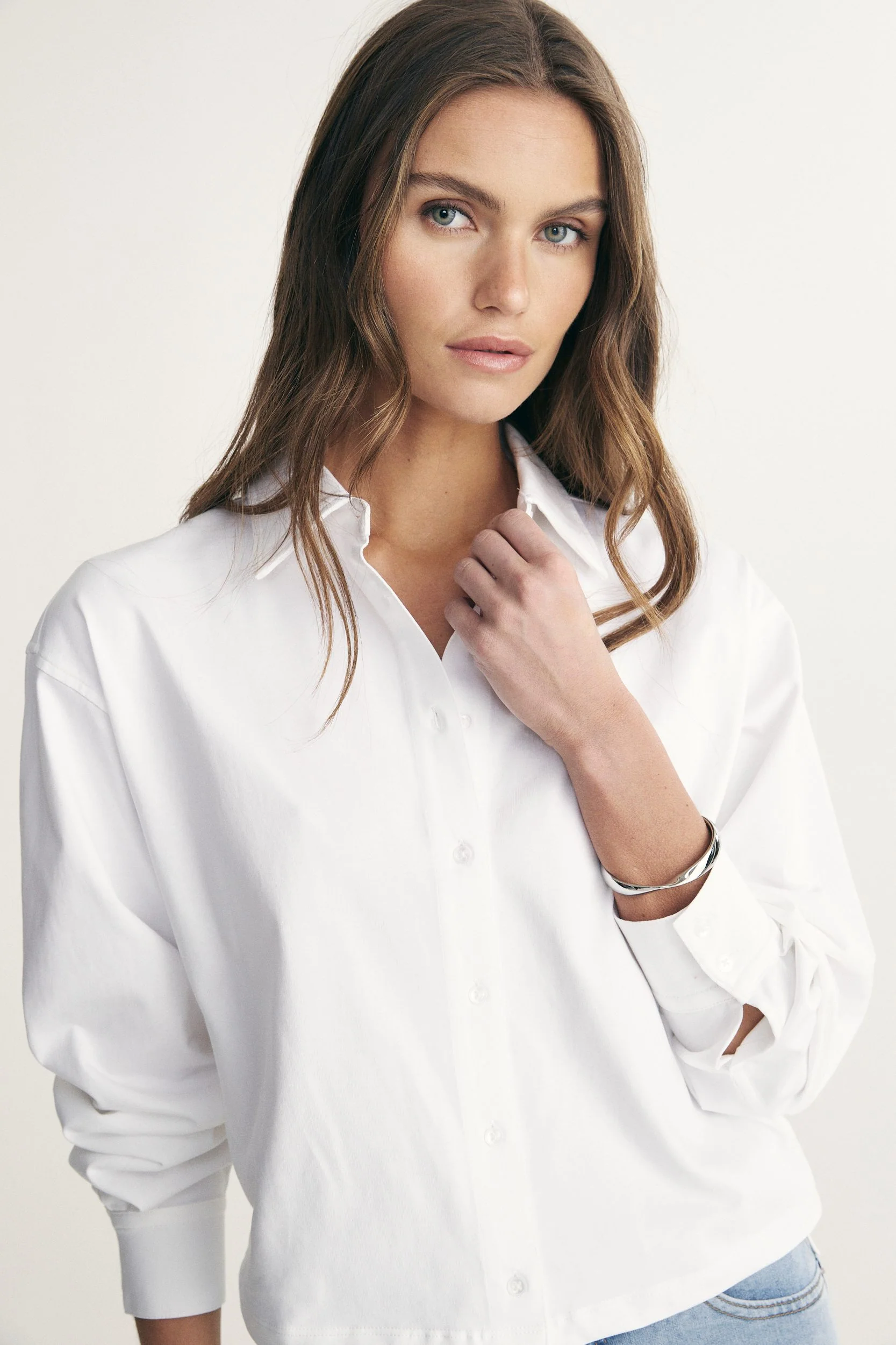 Shirt with drawstring - Image 2