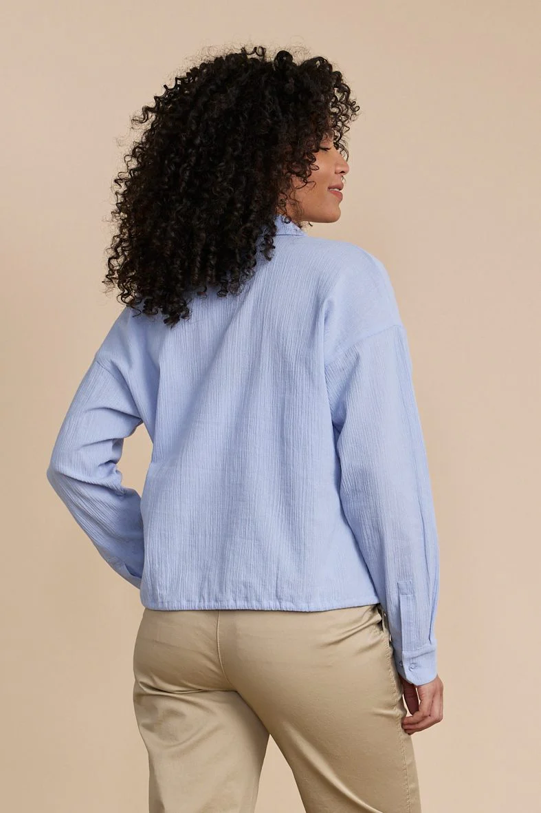 Shirt with drawstring - Image 3