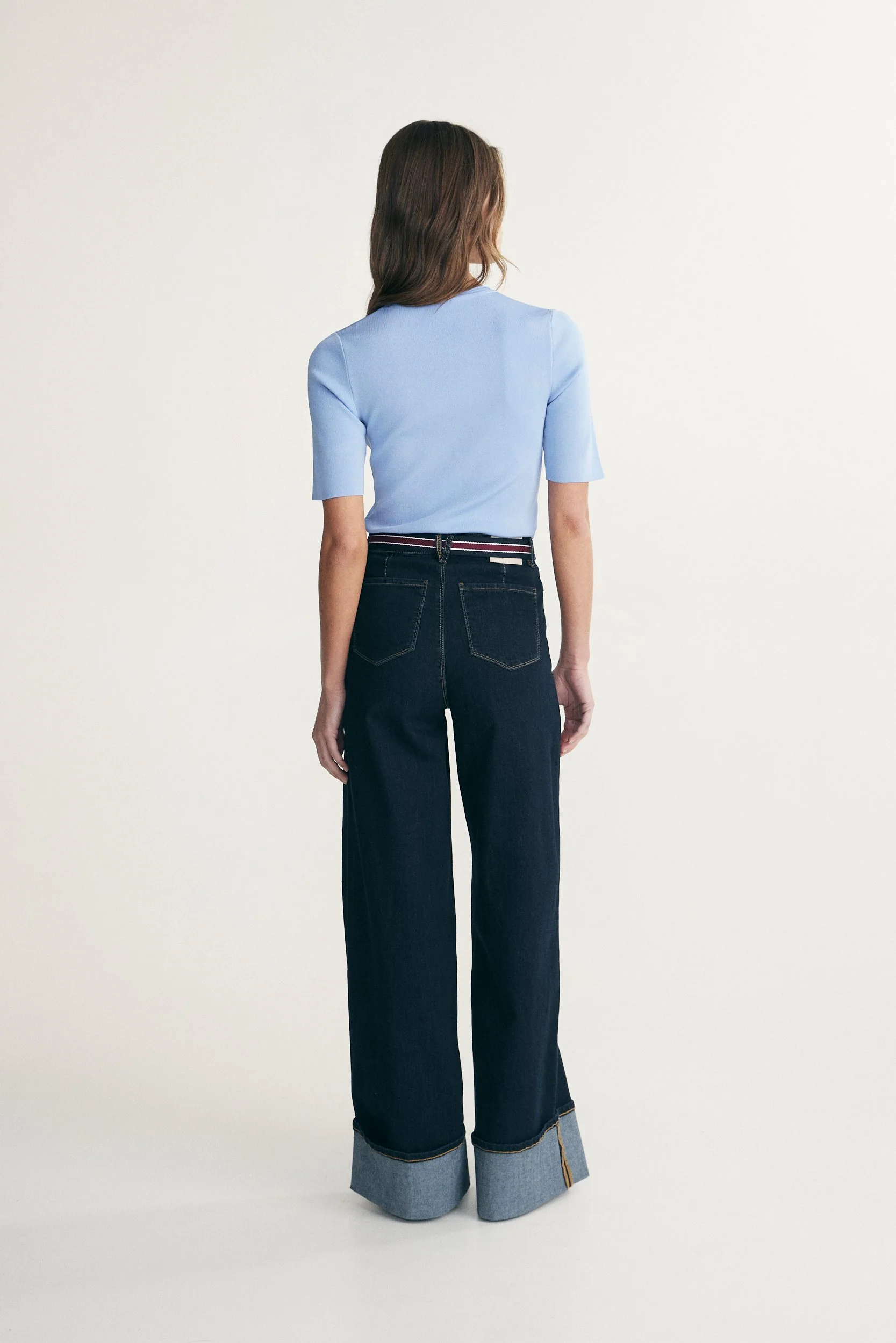 Short sleeve ribbed top - Image 6