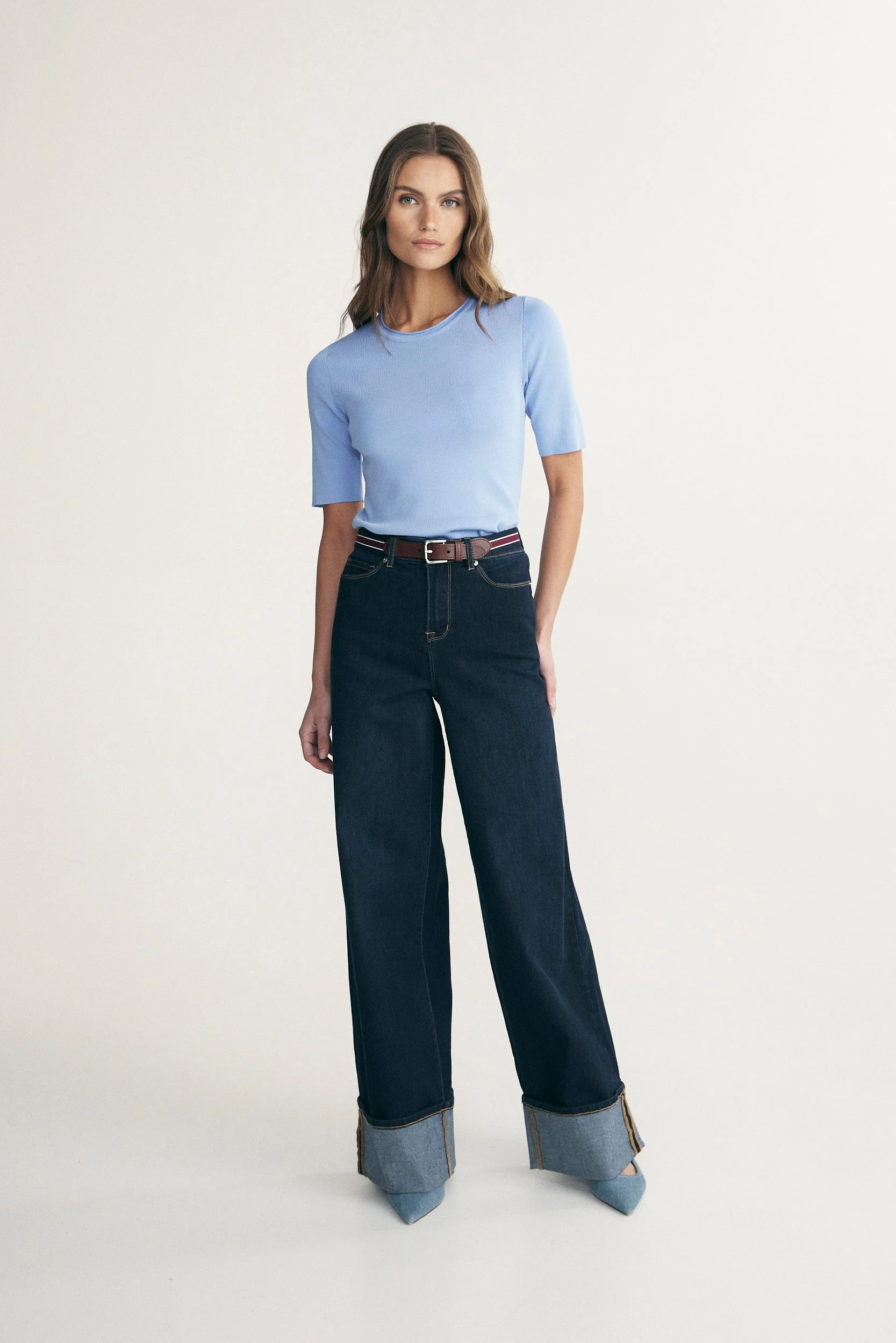 Short sleeve ribbed top - Image 7