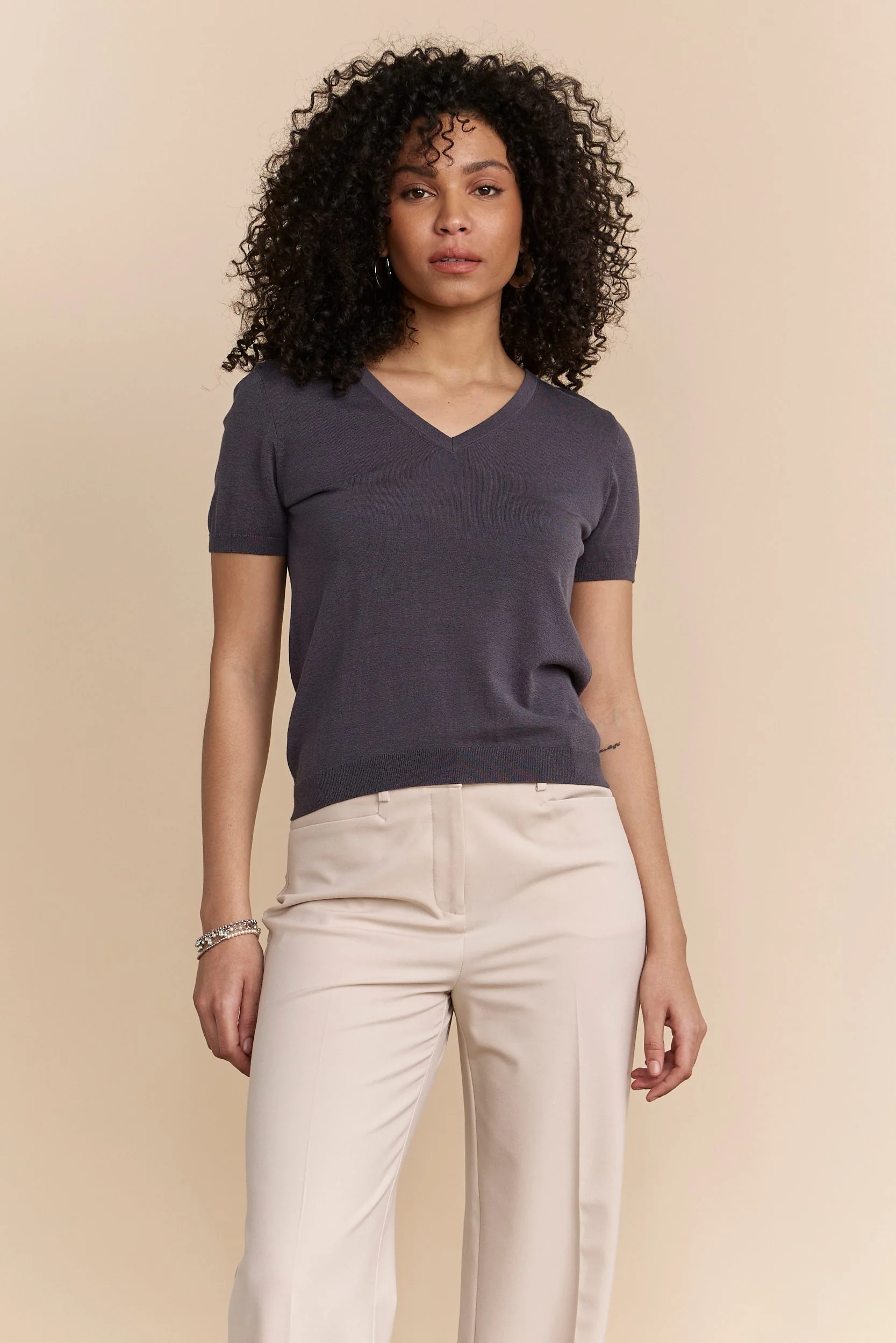 Short sleeve sweater - Image 4