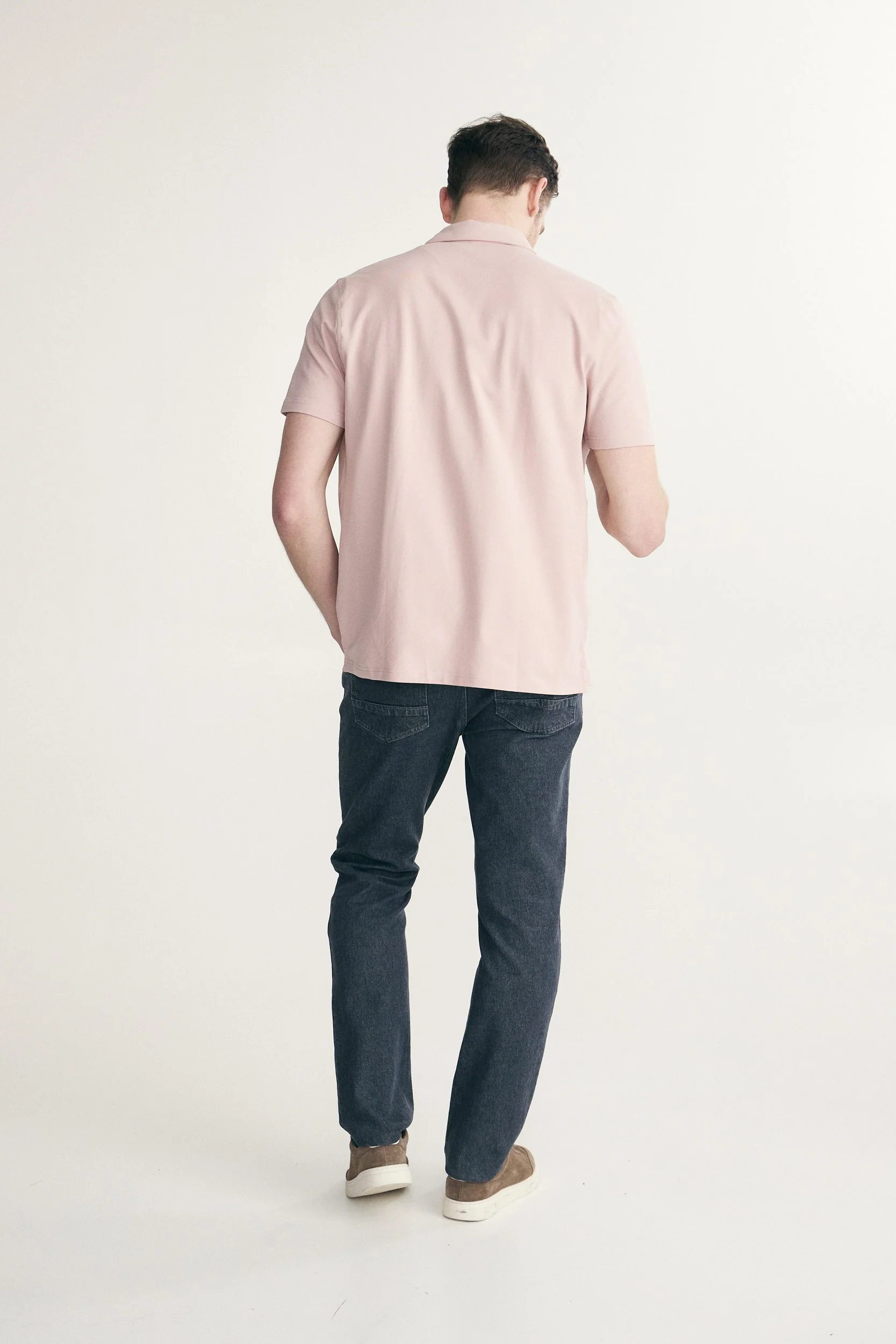 Short sleeves pique shirt - Image 3