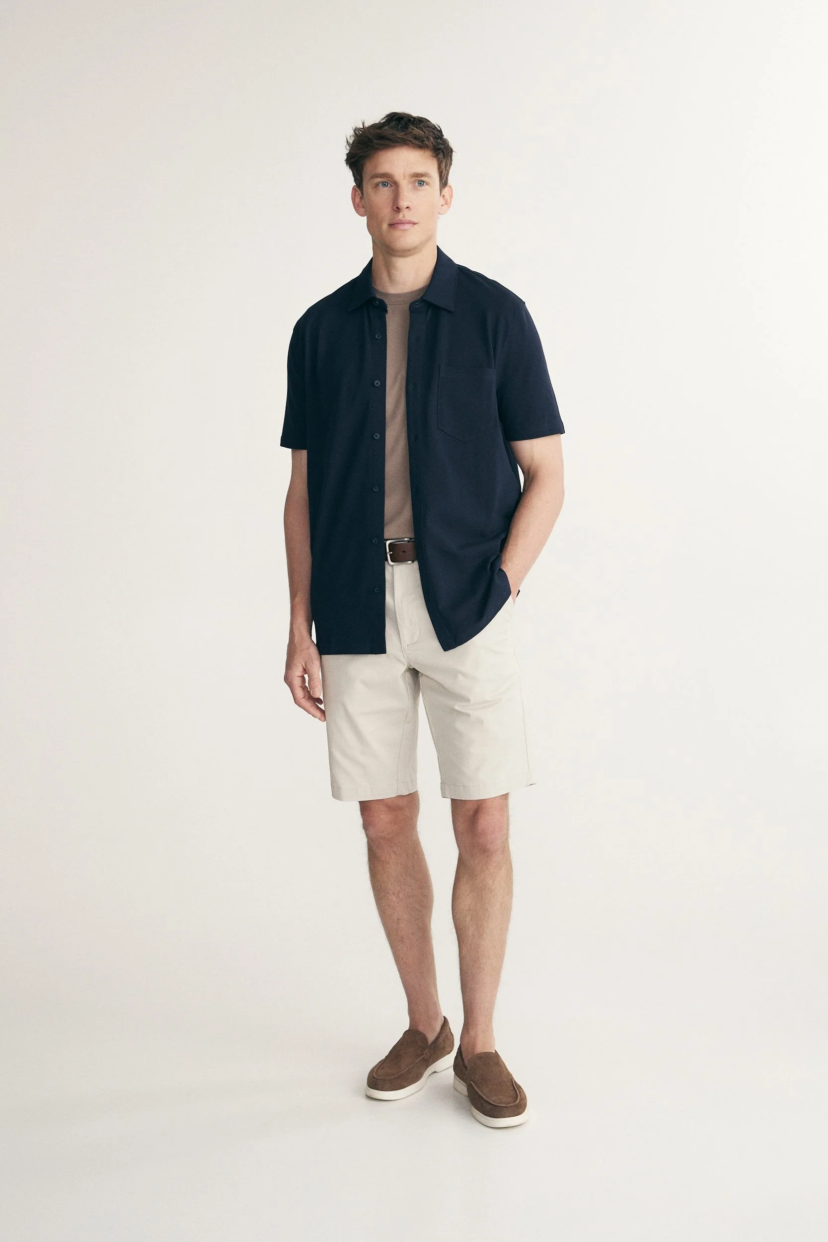 Short sleeves pique shirt - Image 3