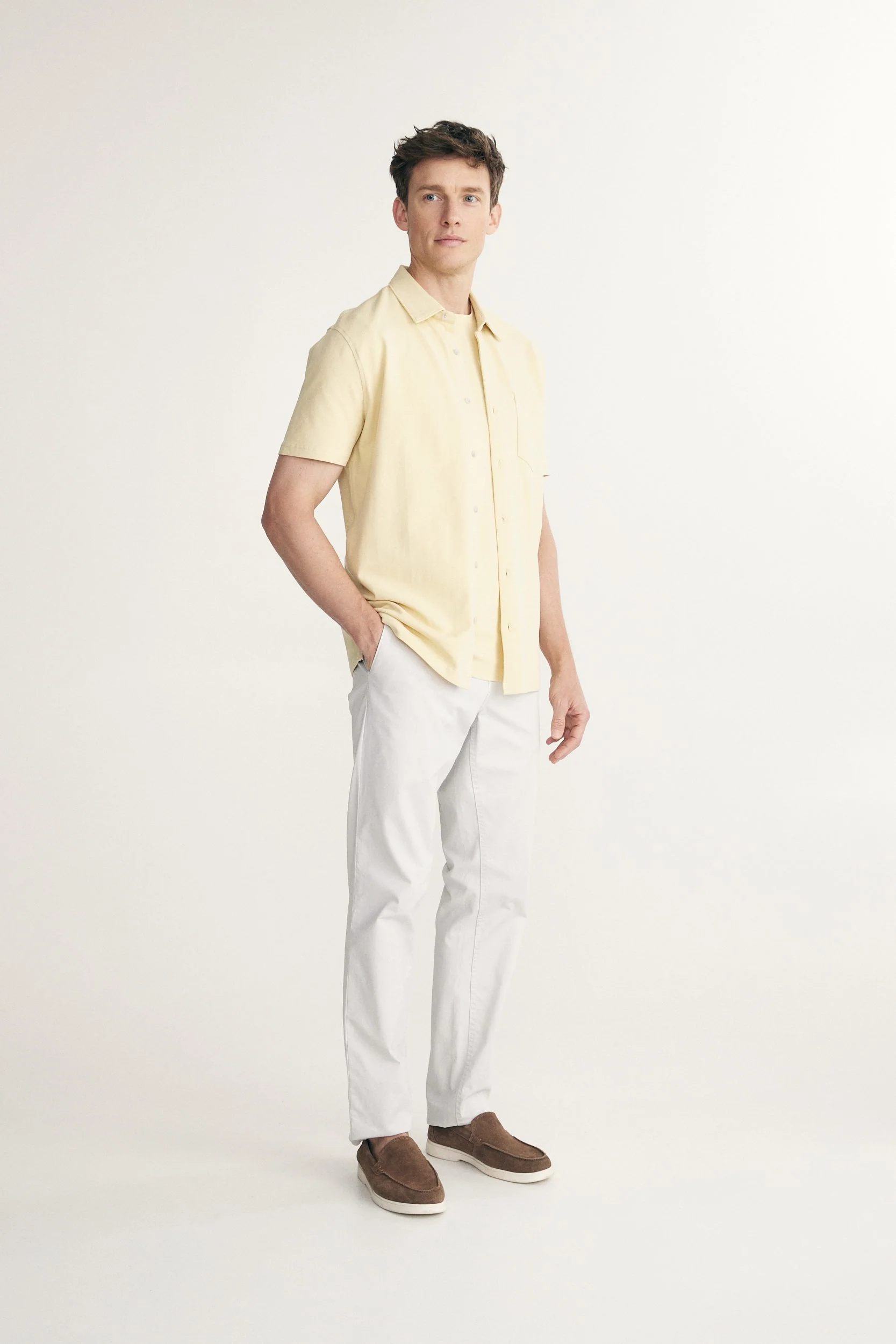 Short sleeves pique shirt - Image 6