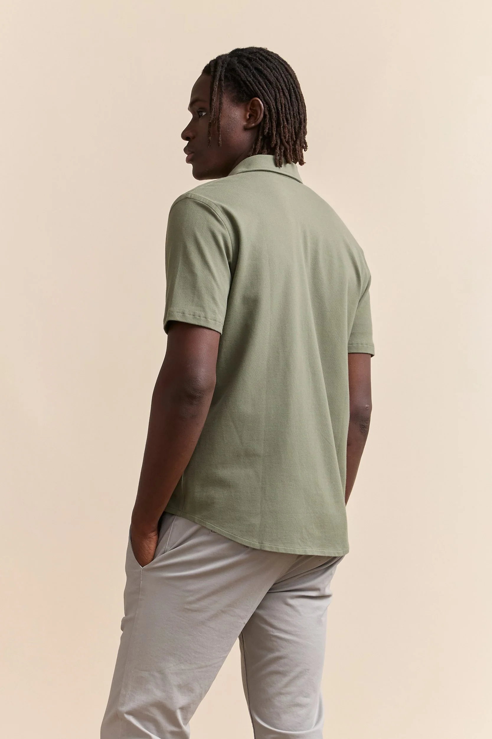 Pique short-sleeve shirt - Image 4
