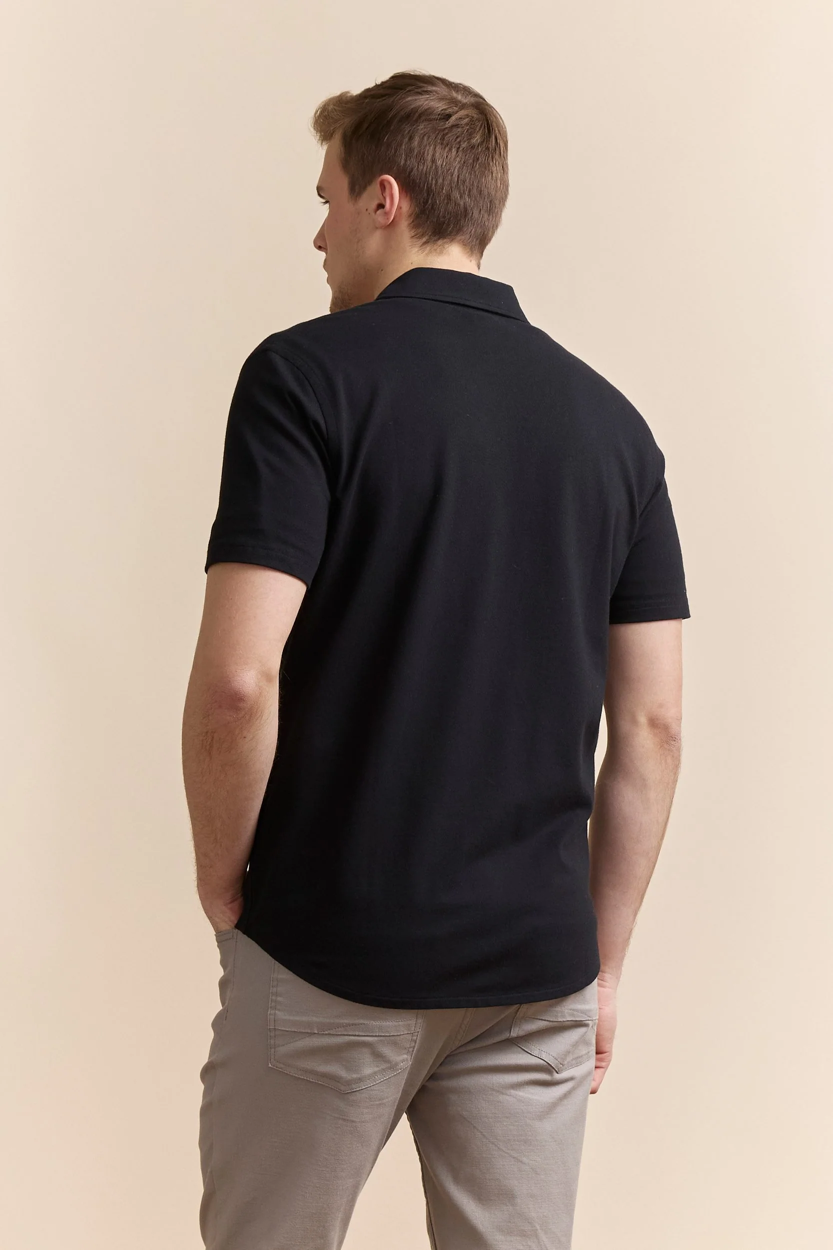 Pique short-sleeve shirt - Image 6