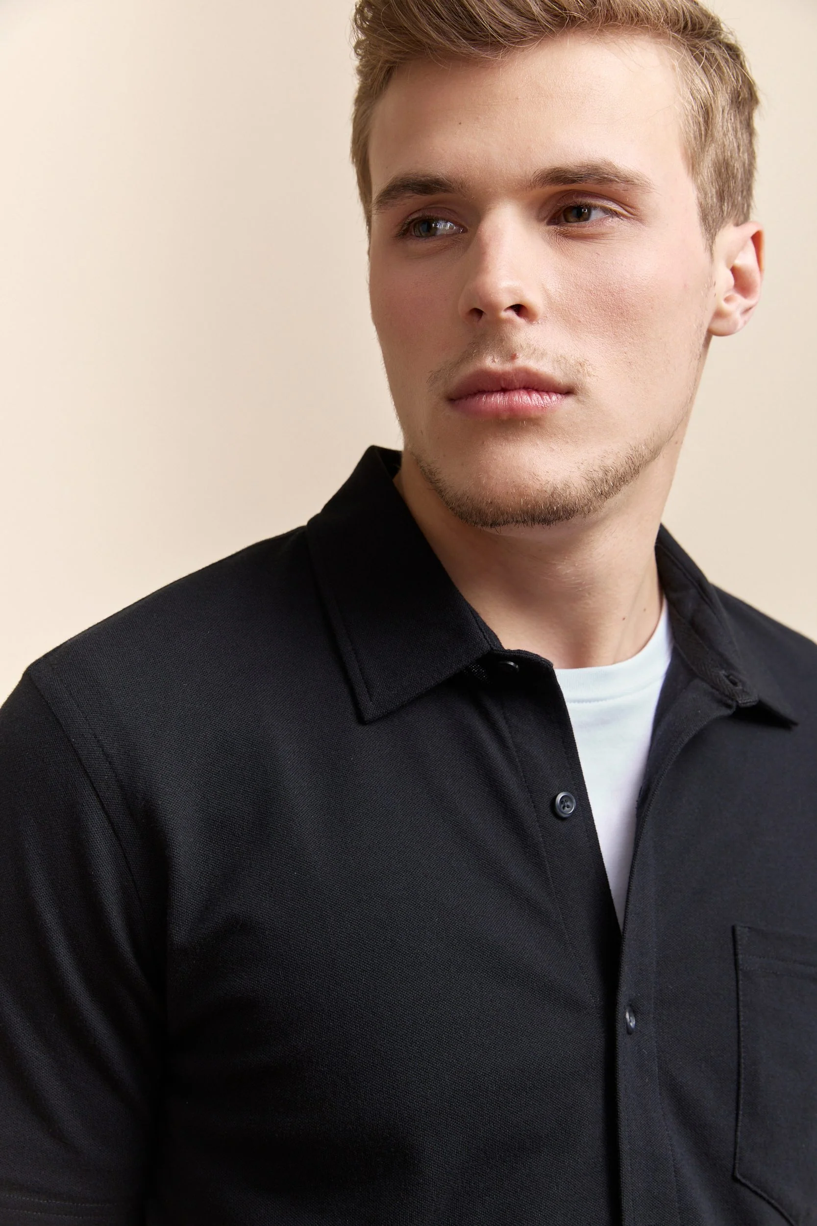 Pique short-sleeve shirt - Image 7