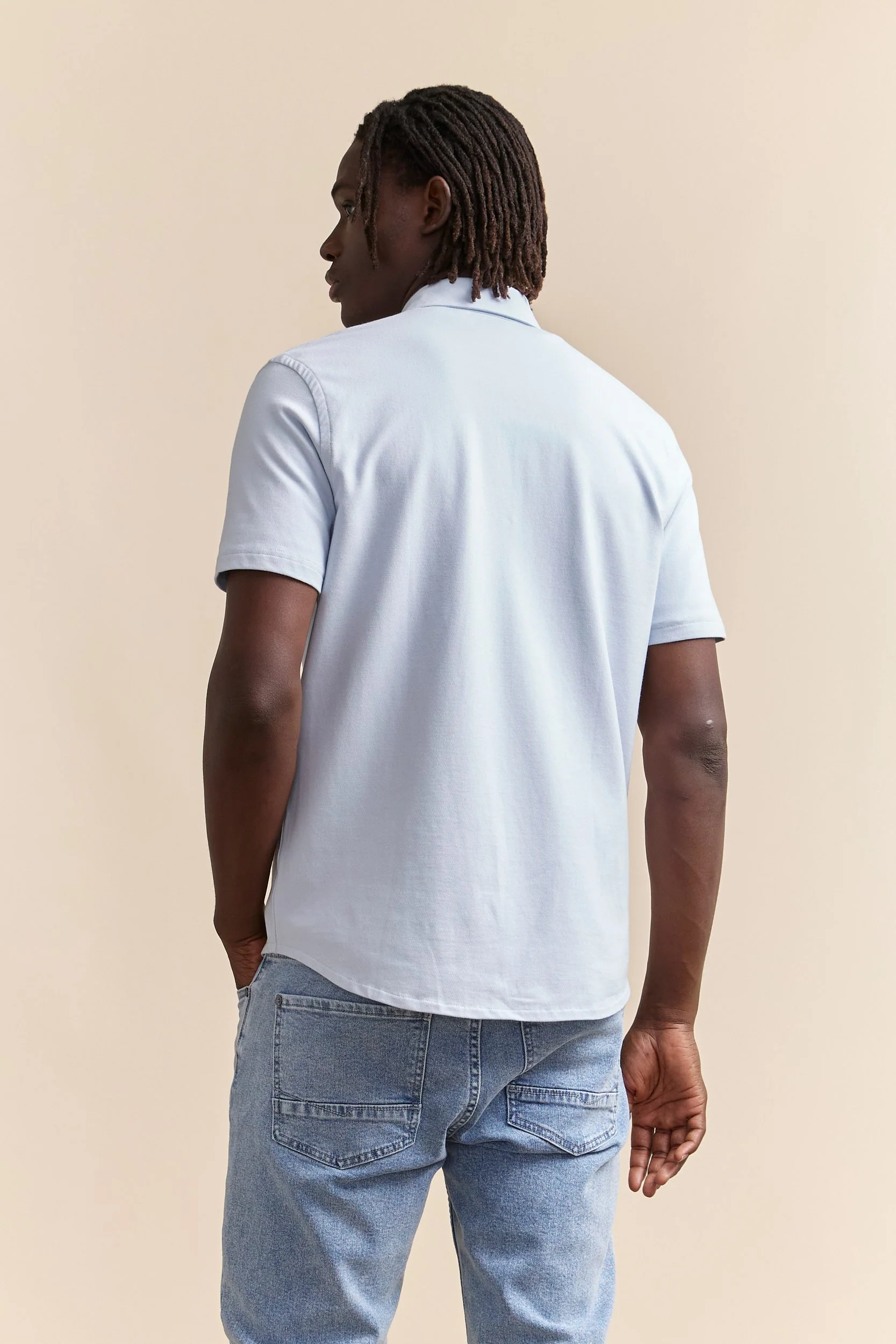 Pique short-sleeve shirt - Image 8