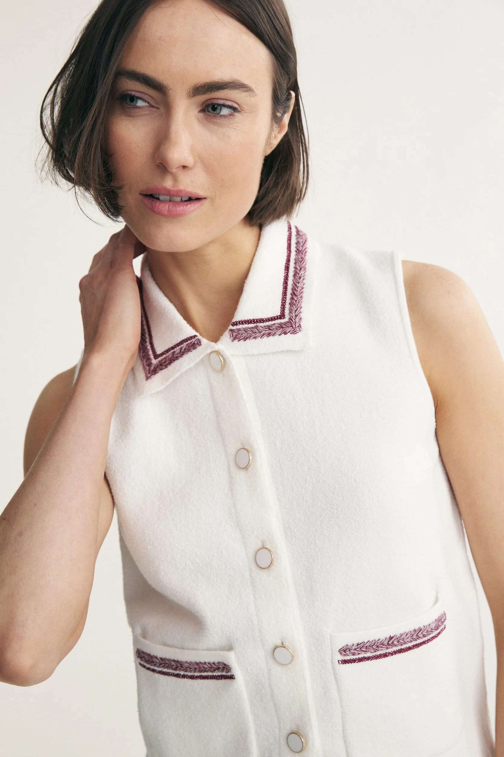 Sleeveless cardigan - Image 2