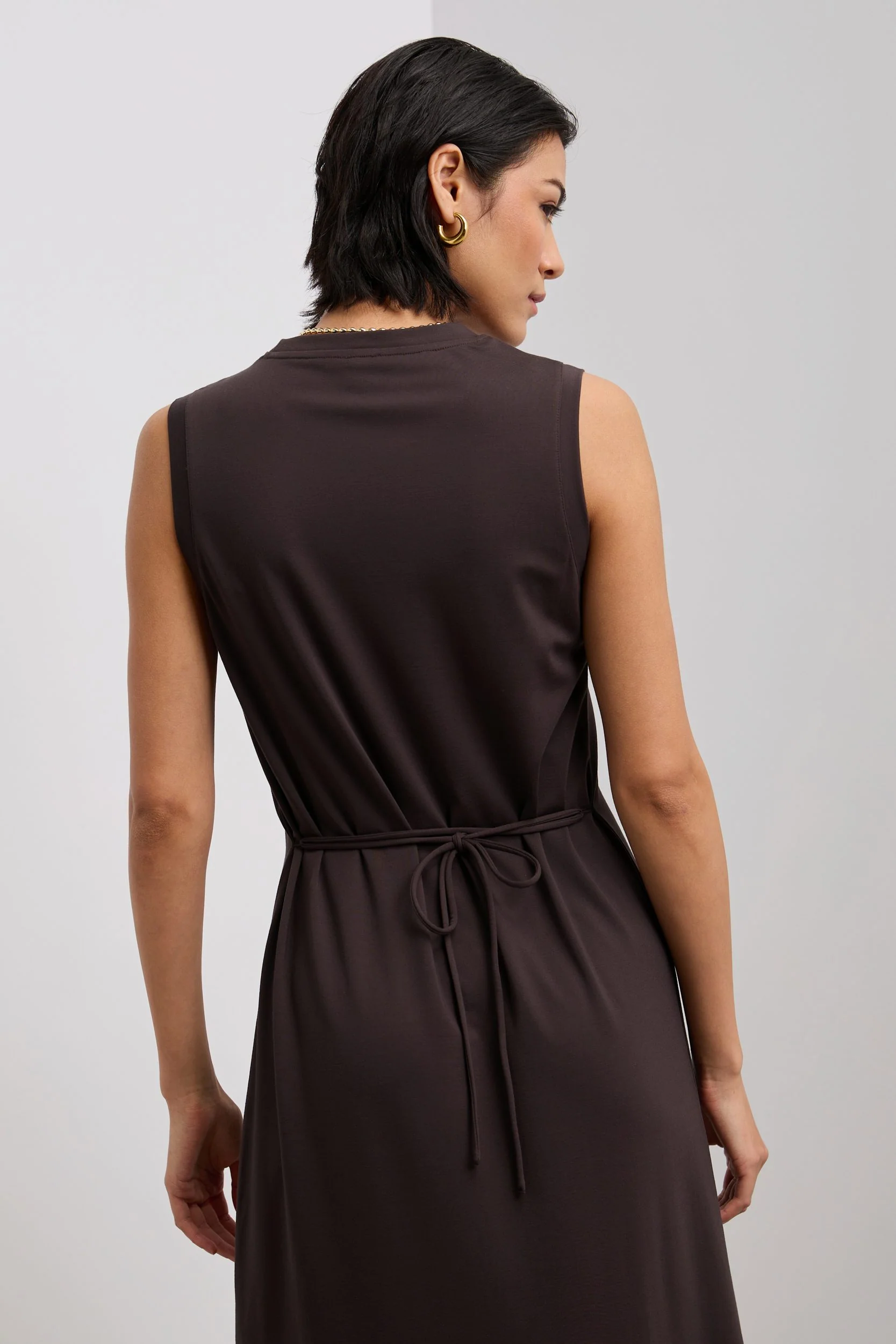 Sleeveless jersey maxi dress - Image 5
