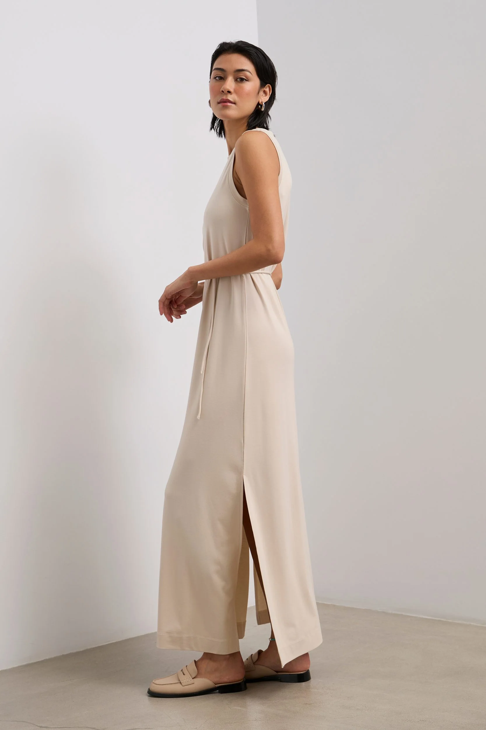 Sleeveless jersey maxi dress - Image 7