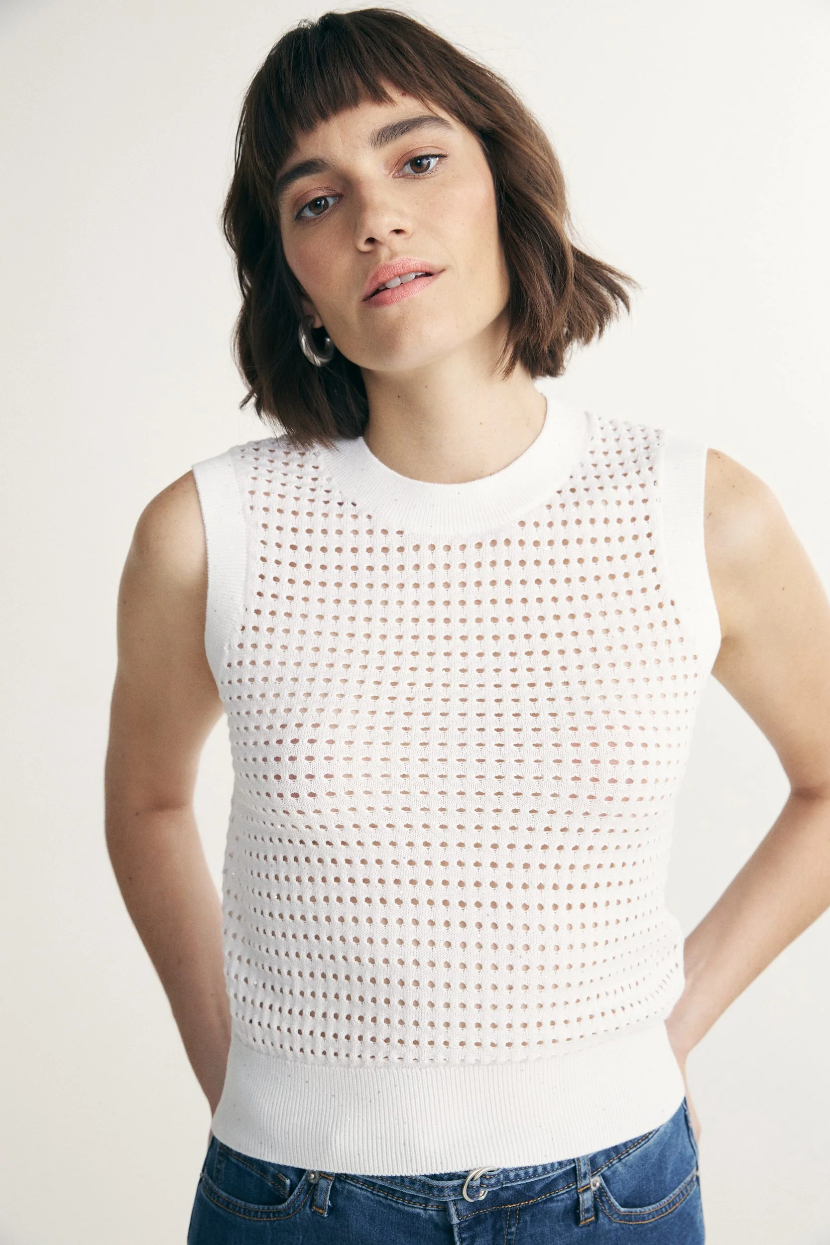 Sleeveless top