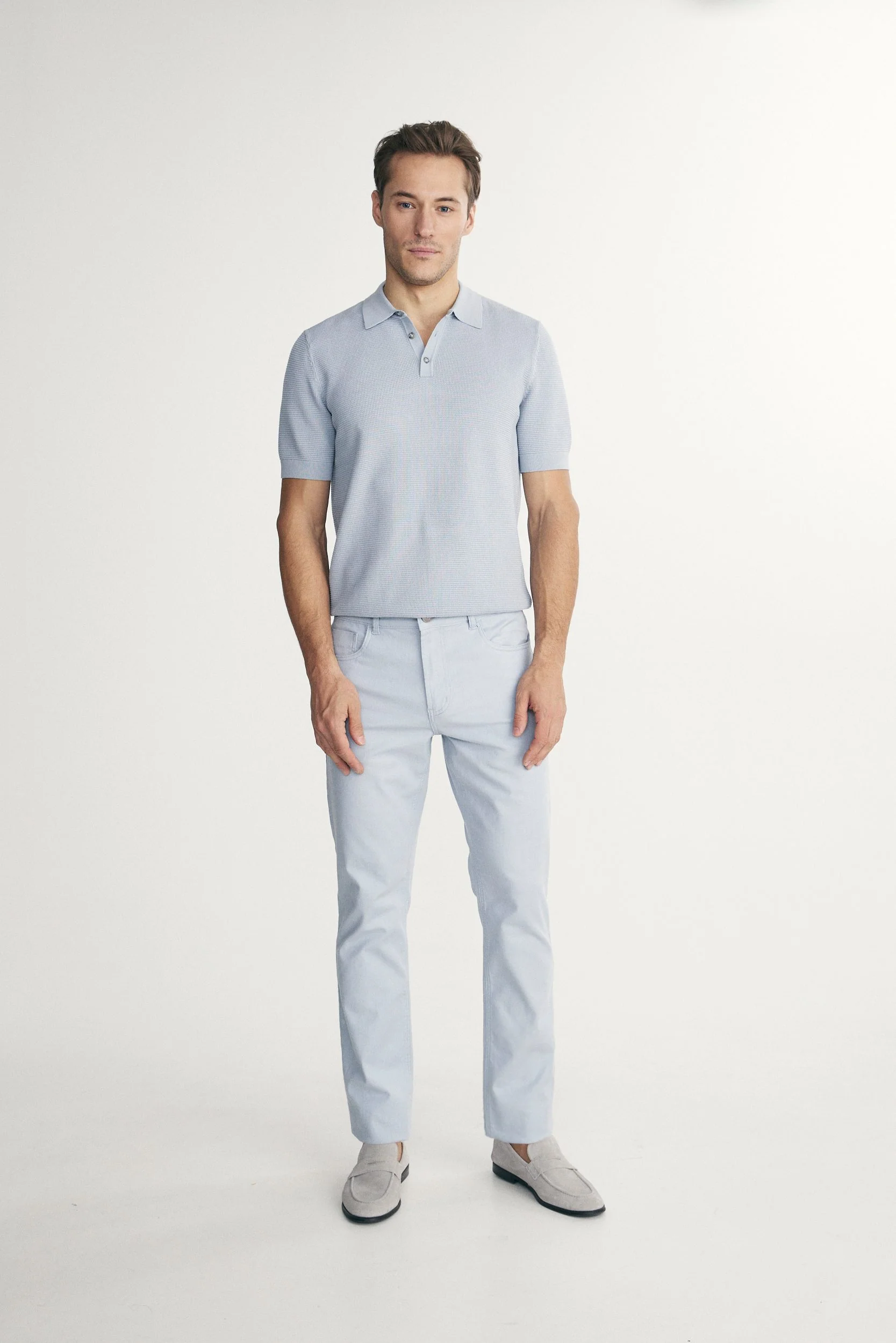 Slim fit five pocket pants - Image 2