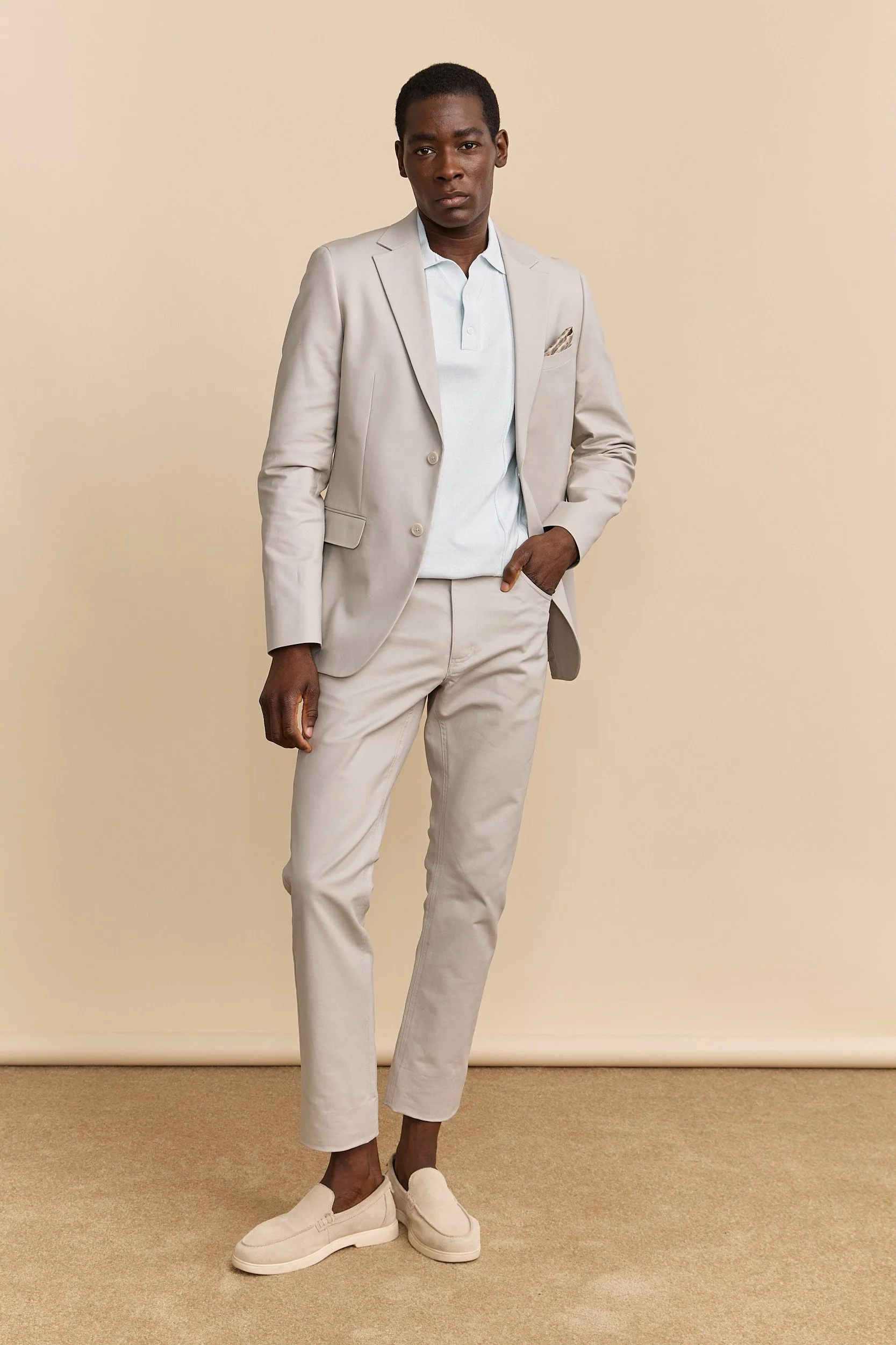Solid colour 5 pockets Slim fit pant - Image 8