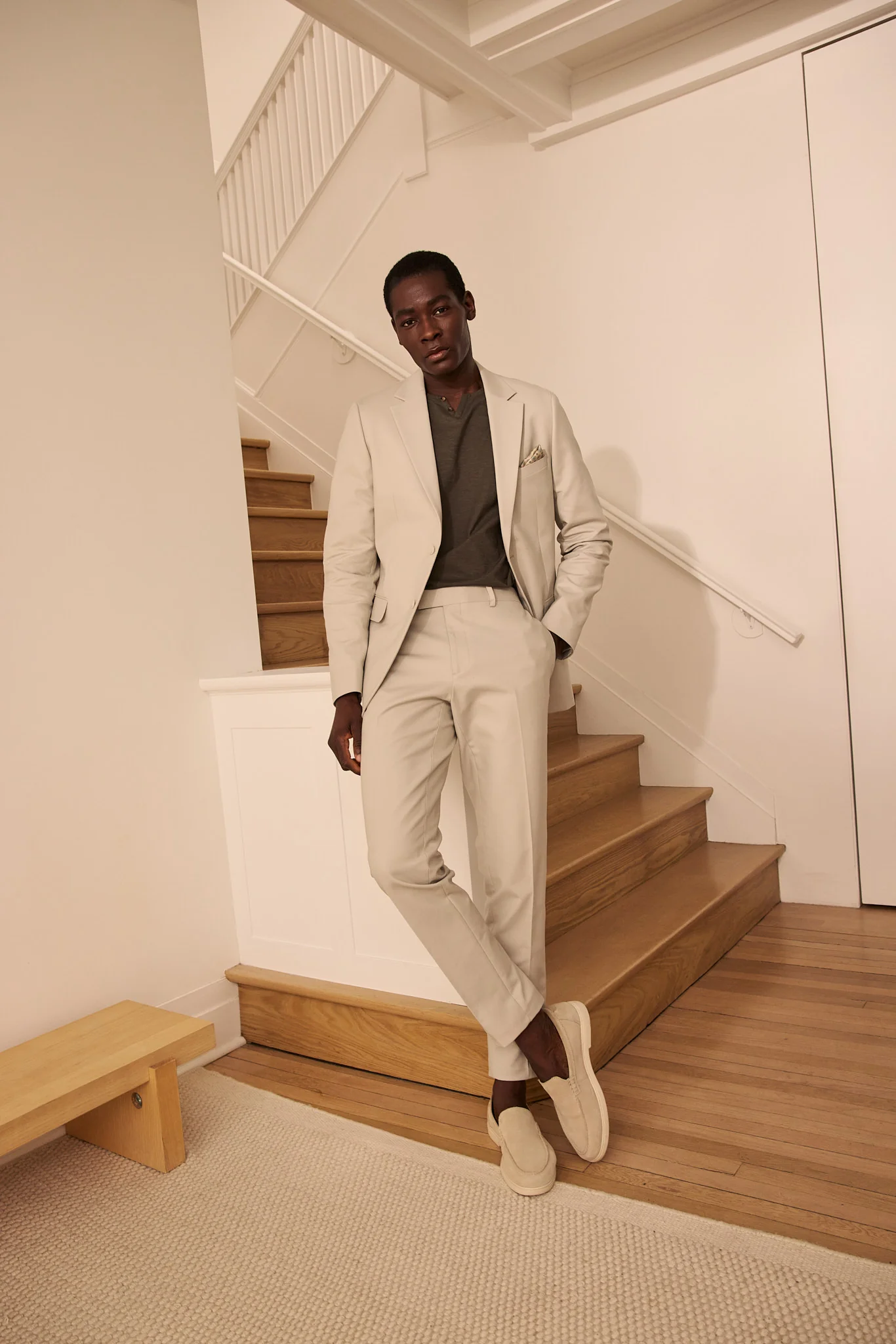 Solid colour Extra-fitted blazer - Image 9