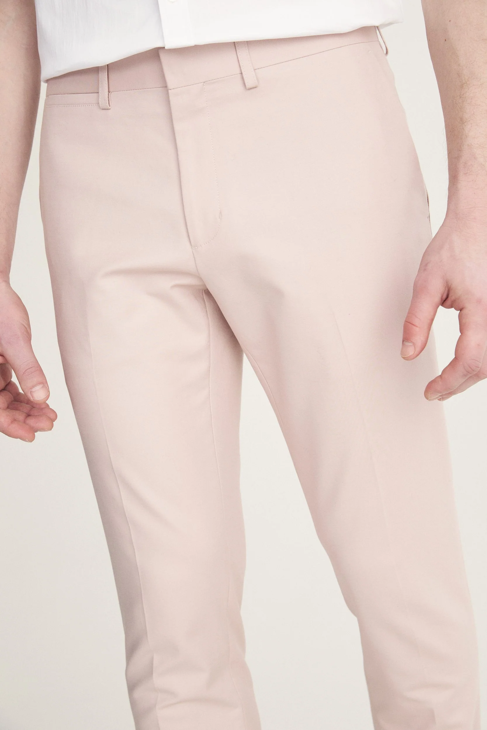 Solid colour slim pant - Image 3