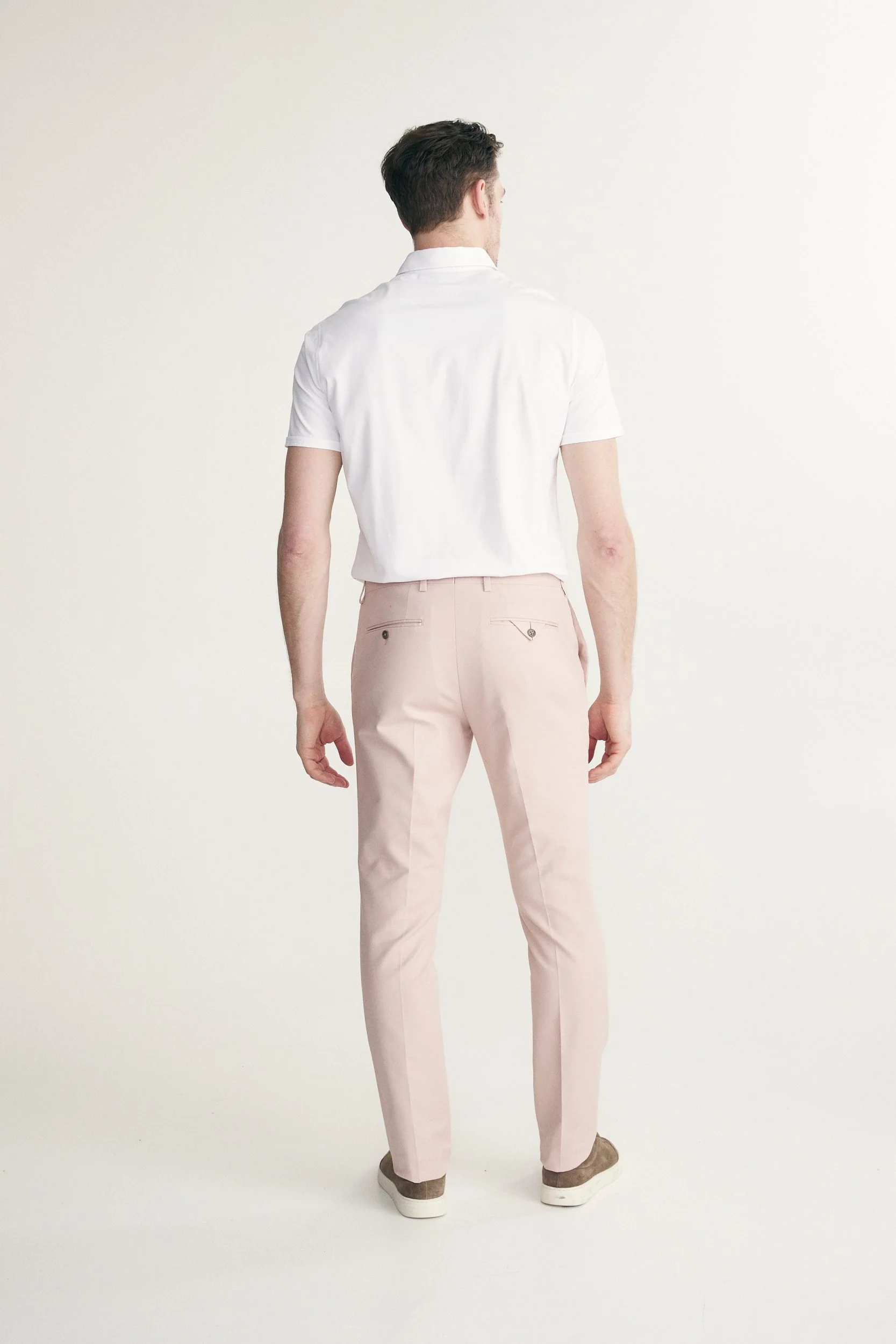 Solid colour slim pant - Image 4