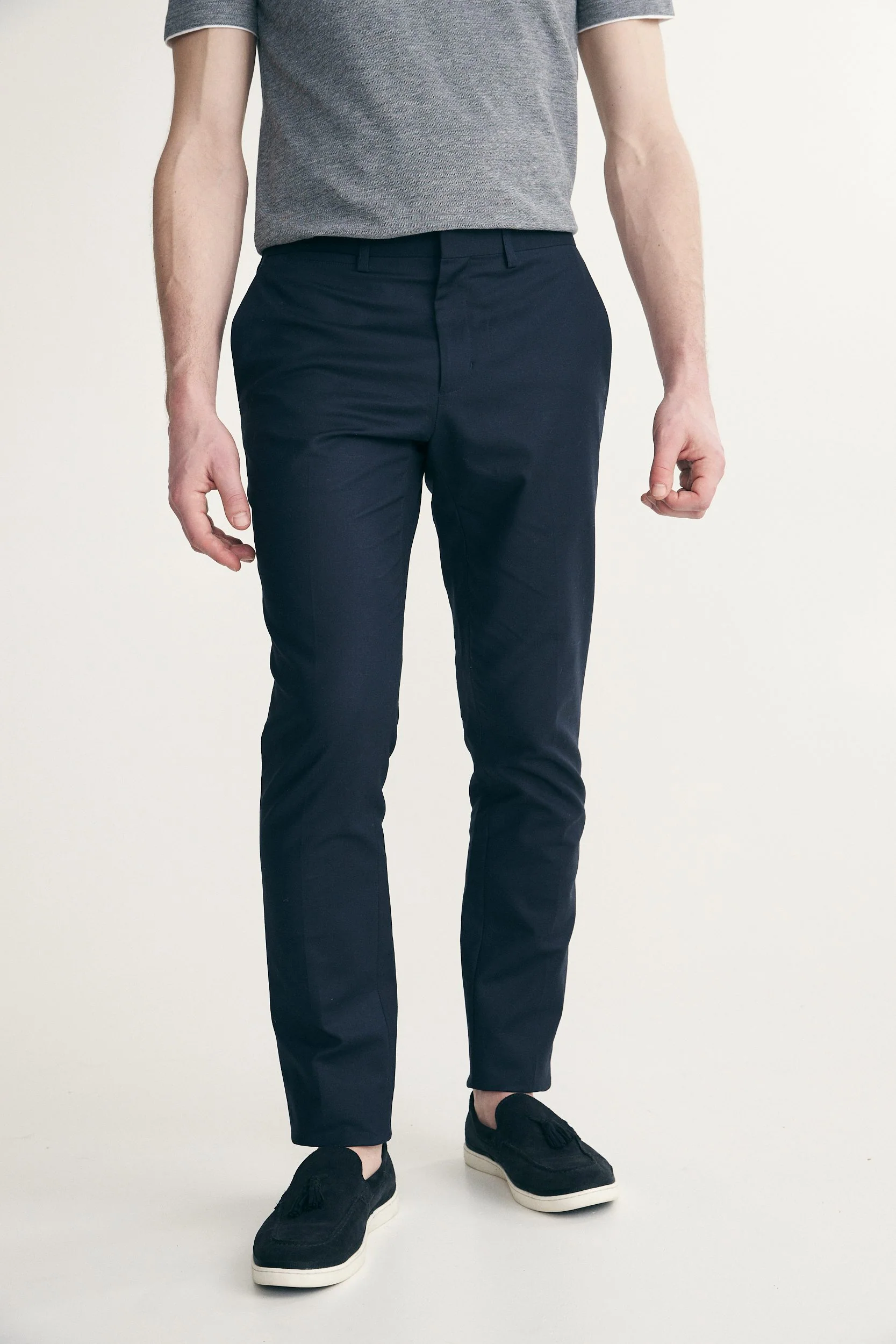 Solid colour slim pant - Image 6