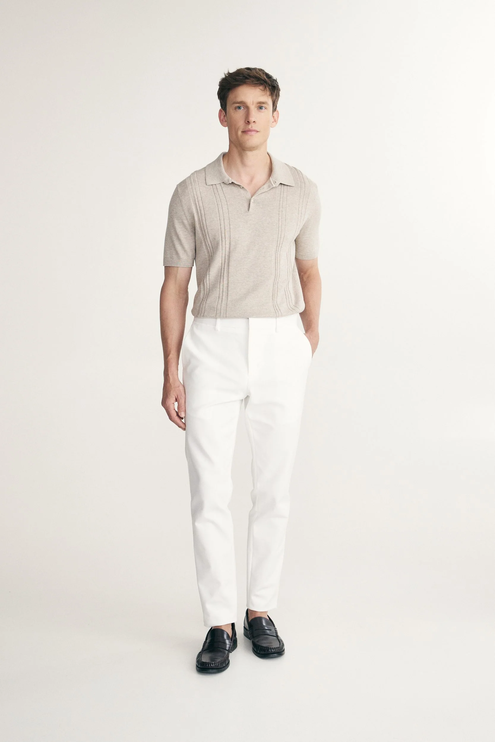 Solid colour Slim pant