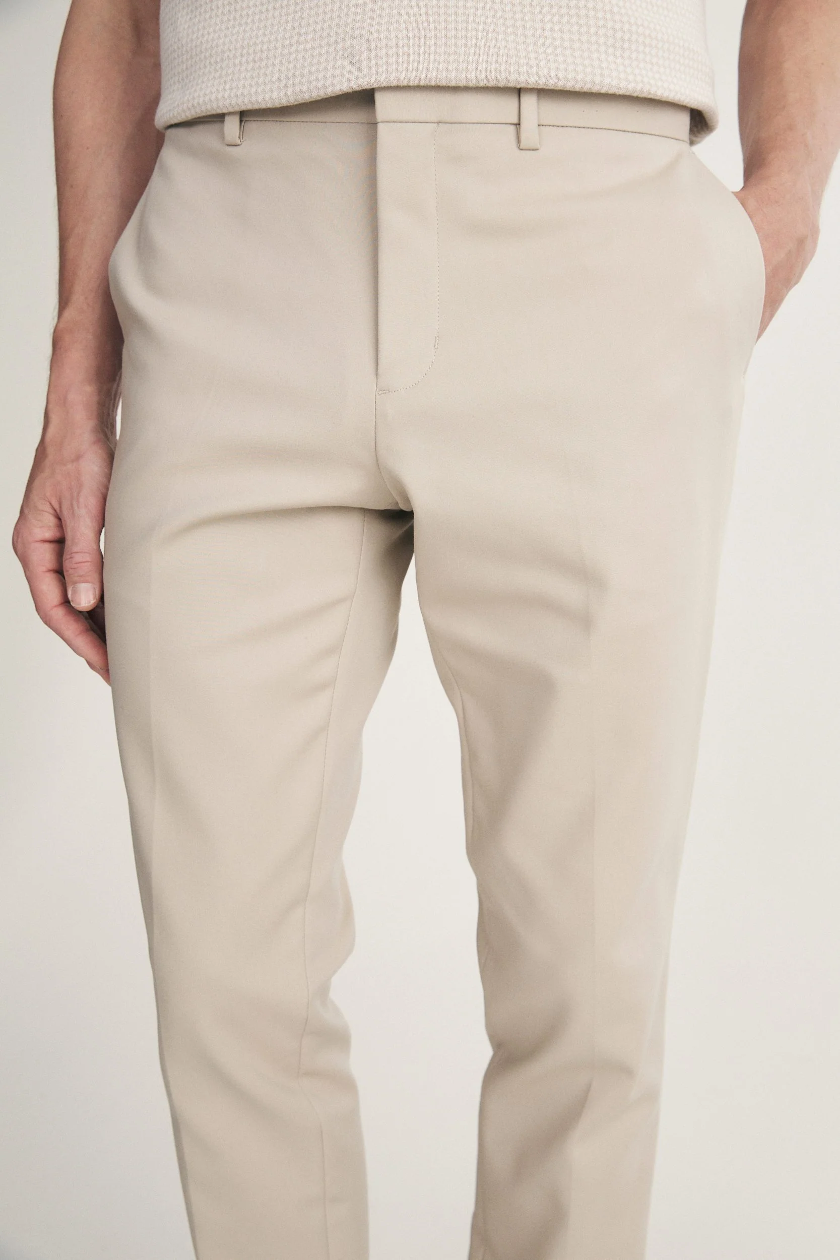 Solid colour Slim pant - Image 6