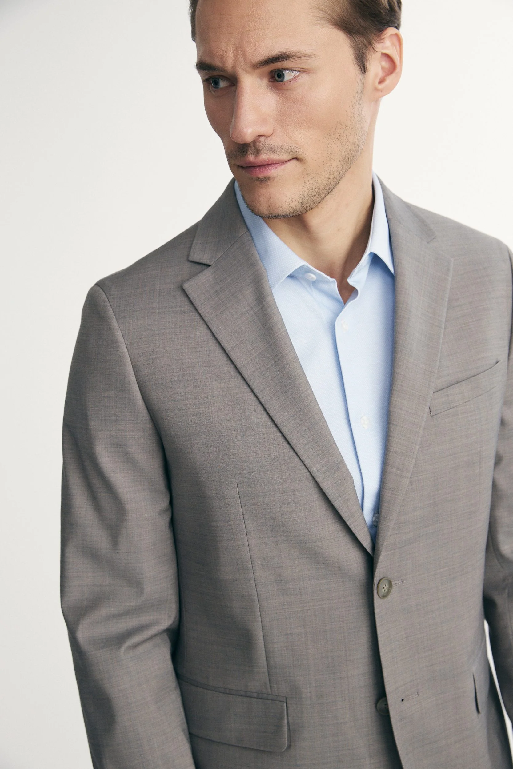 Solid Fitted blazer - Image 5